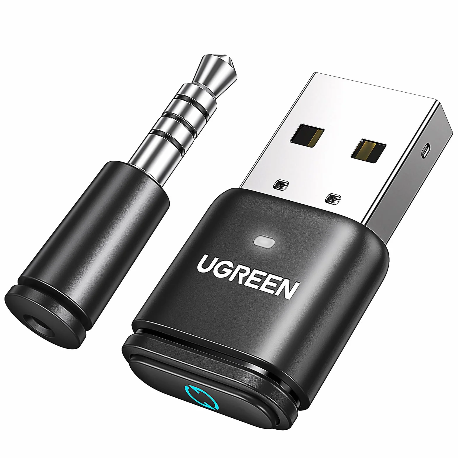 UGREEN Bluetooth 5.3 Audio Dongle Adapter USB kompatybilny z PS5 PS4 Switch PC