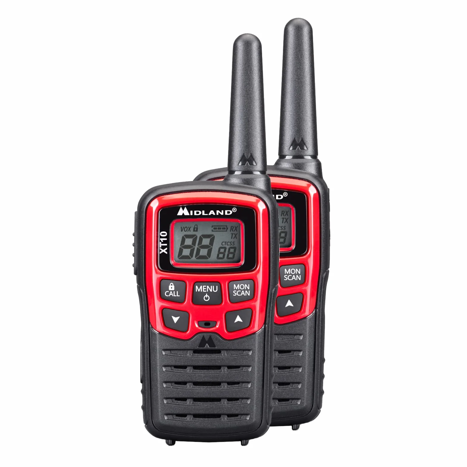 Midland XT10 dwukierunkowe radio Walkie Talkie 16 kanałów daleki zasięg 2 krótkofalówki