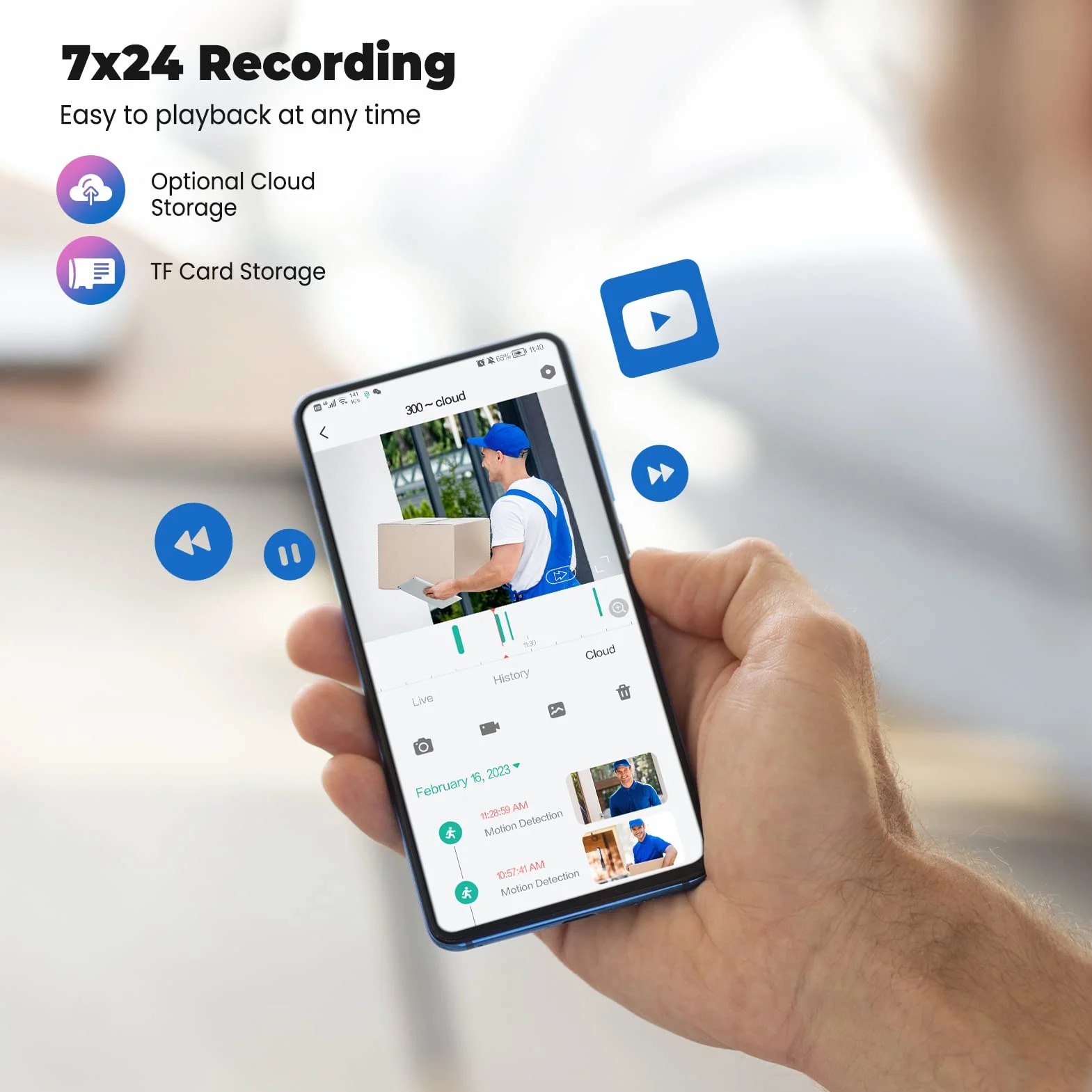 Codnida 2K kamera monitoringowa do użytku na zewnątrz, kamera Wi-Fi, 360° widok, 3MP, z 2-drożnym audio, automatyczne śledzenie, noktowizor w kolorze, alarm syrenowy, współpracuje z Alexa