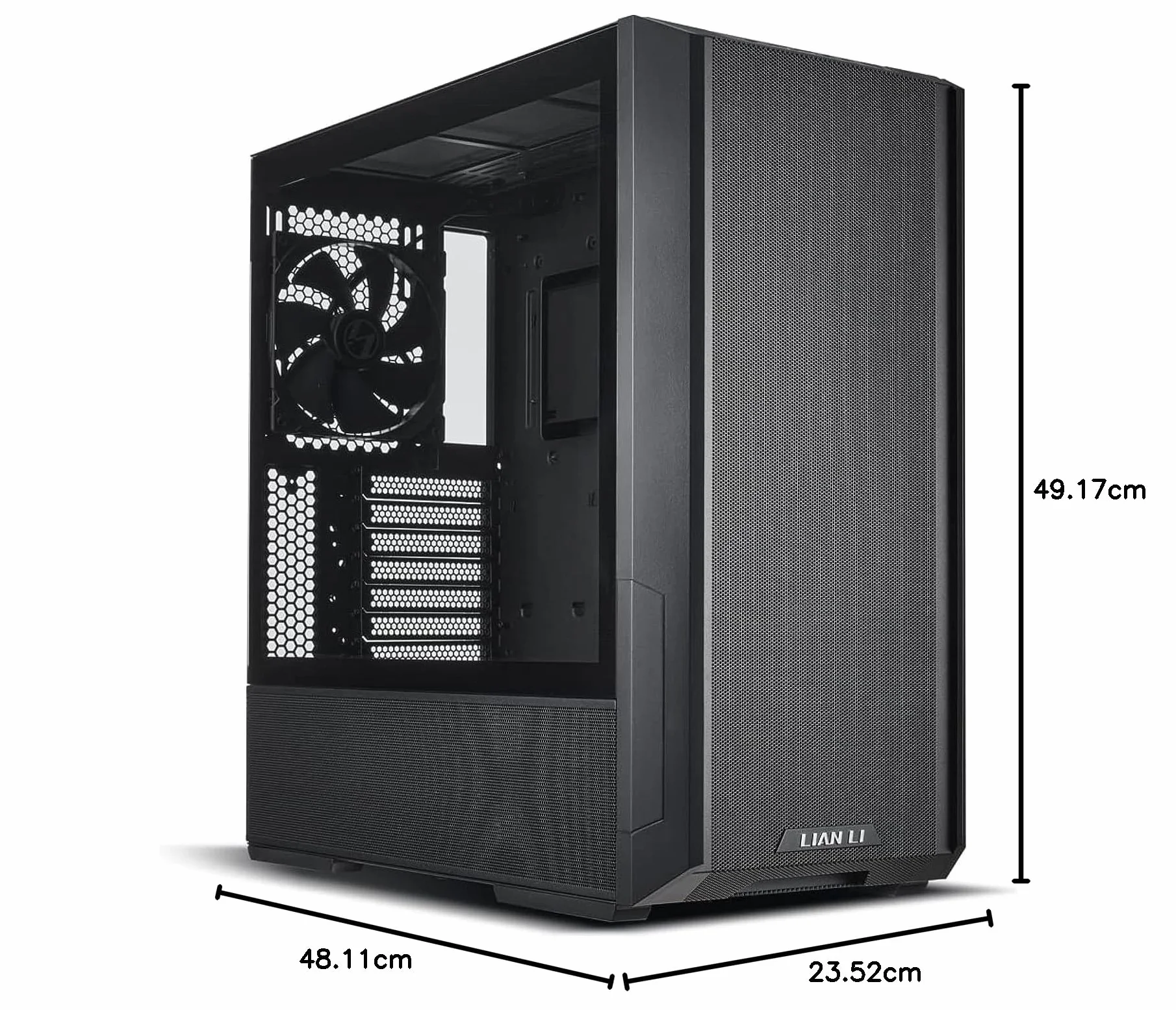 Lian-Li LANCOOL 216 E-ATX-Gehäuse, Wieża Midi-Li - Schwarz