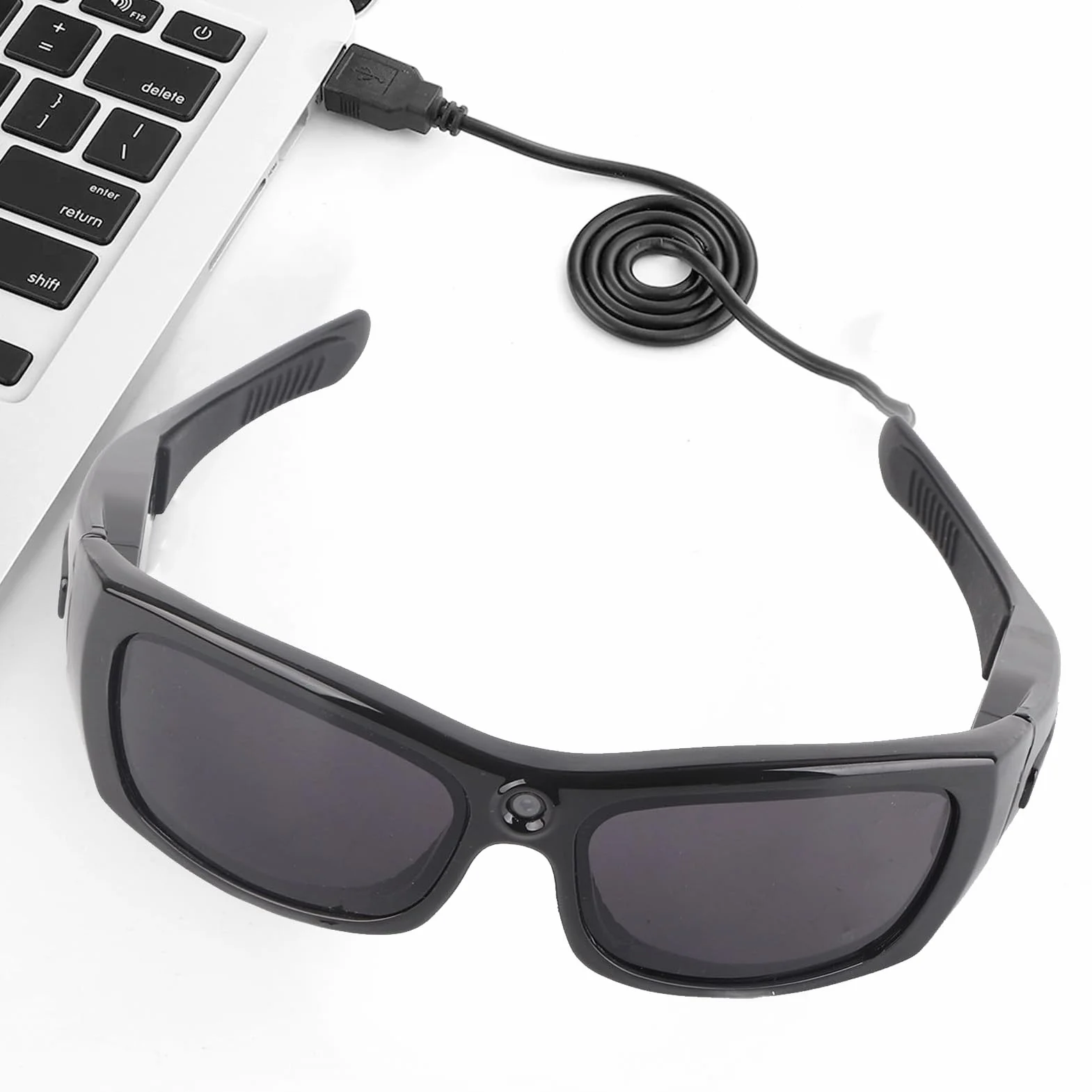 Tonysa Inteligentne okulary przeciwsłoneczne z aparatem 1080p soczewki polaryzacyjne zestaw głośnomówiący OTG