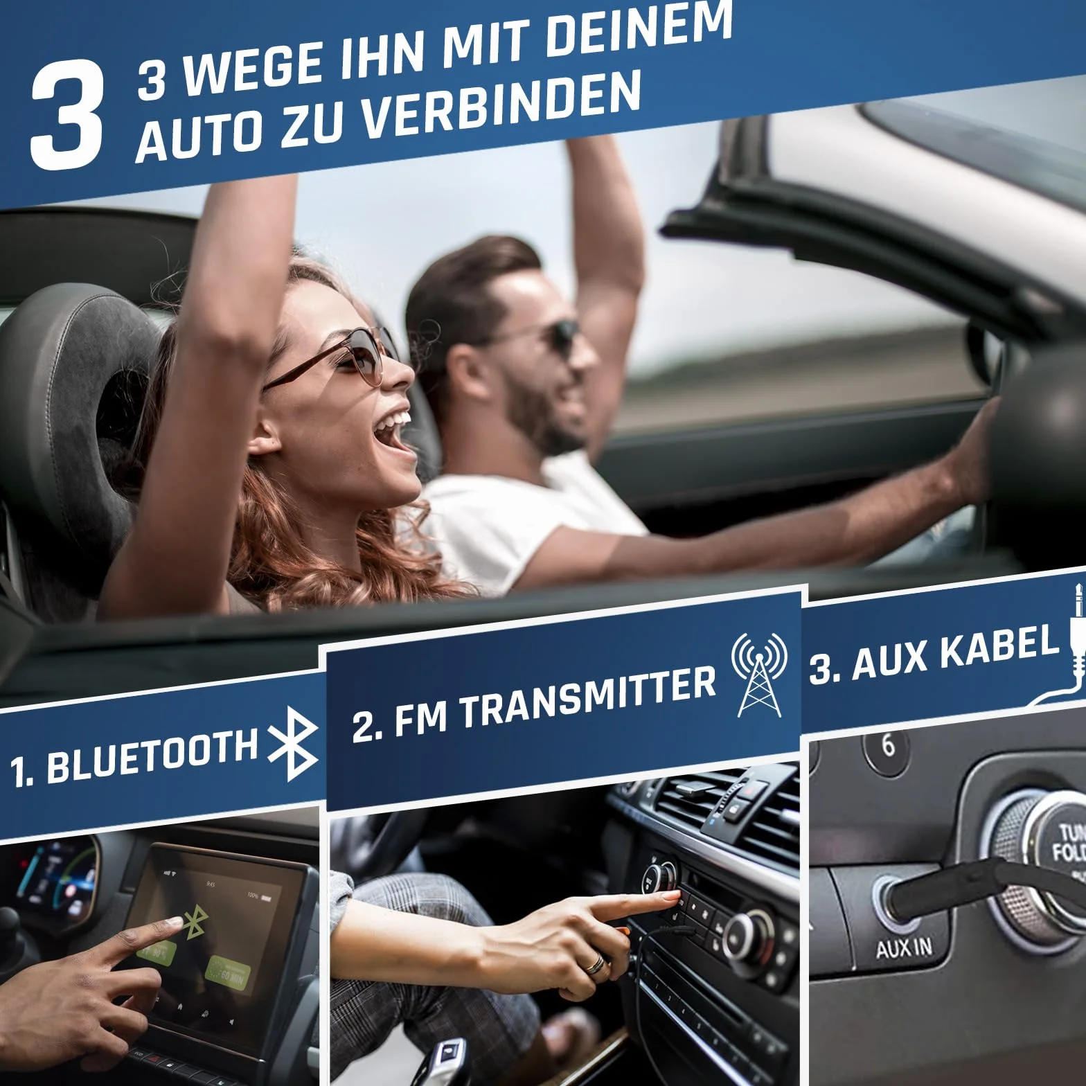 KLIM Journey + przenośny odtwarzacz CD Walkman z długą żywotnością baterii + NOWOŚĆ + słuchawki w zestawie + radio FM + kompatybilny z MP3 + karta SD, nadajnik FM, Bluetooth + idealny do samochodu -