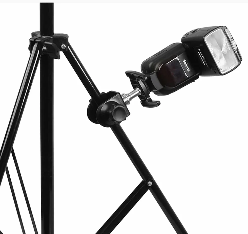Stojak na mikrofon, uchwyt na telefon, kamerę internetową, stojak na kamerę internetową C920 C930, lampy LED, lampa błyskowa, mikrofon itp. (gwint 1/4")