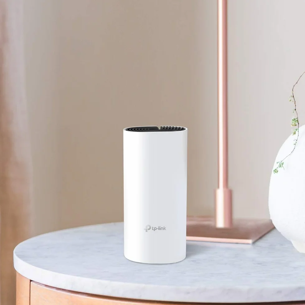 TP-Link Deco M4 (2-Pack) Router, System WiFi Mesh AC1200, Dwuzakresowy 2.4GHz/5GHz, Beamforming, 2× Gigabit Ports, MU-MIMO, Aplikacja Deco, Kompatybilny z Alexa, Kolor: Biały