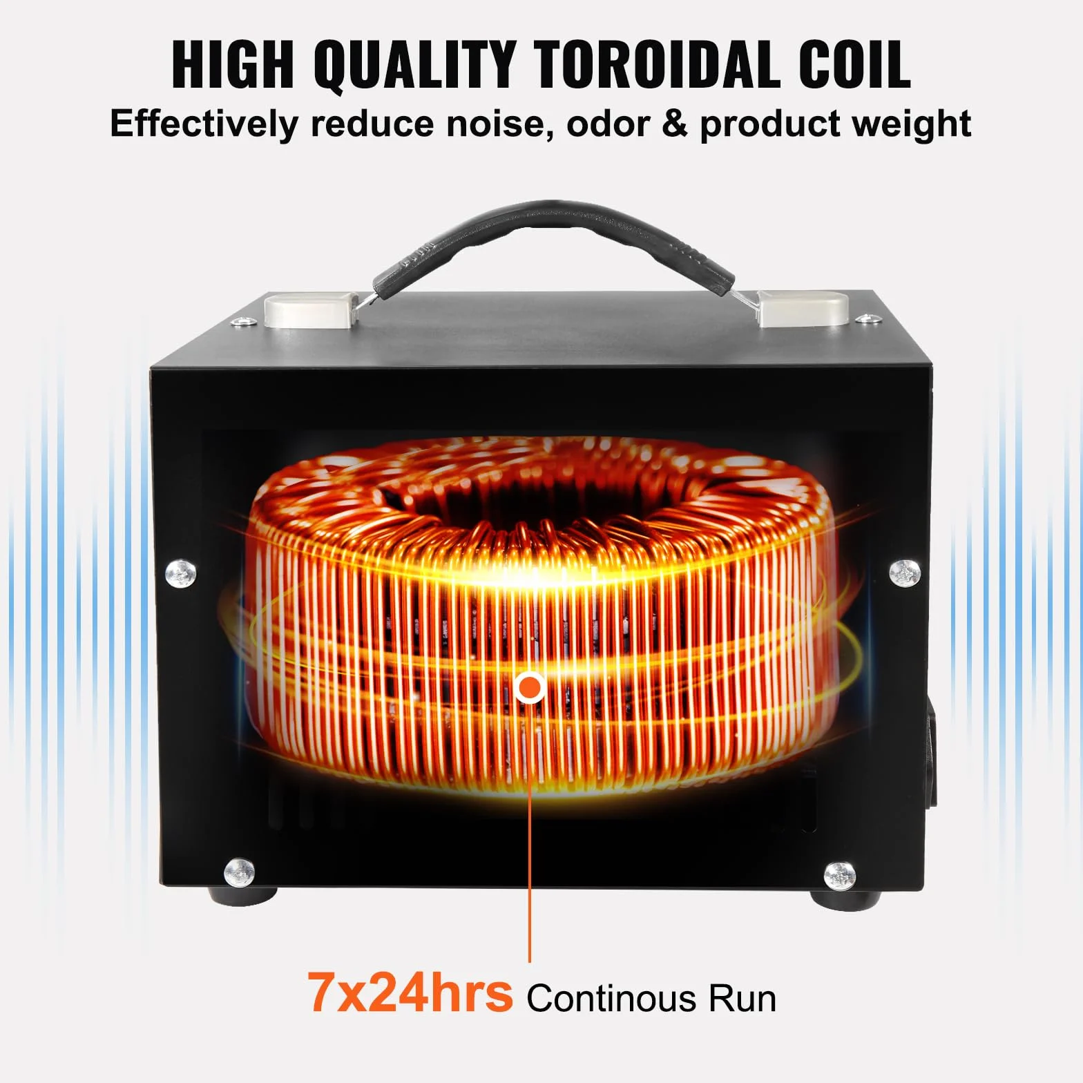 VEVOR Przetwornica napięcia 3000 W, AC 110 V/220 V, 3 gniazda NEMA 5-15R, 3 gniazda Schuko, USB i Type-C