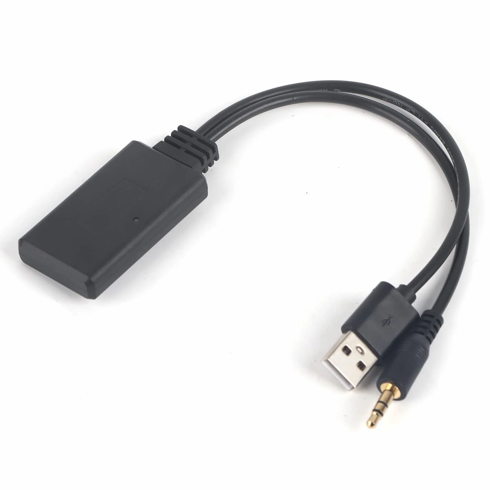 Adapter Samochodowy Bluetooth AUX Kabel Audio 3.5mm Jack Adapter Słuchawkowy, Bezprzewodowy Odbiornik Audio Stereo Bluetooth Jakość Dźwięku HIFI Odbiornik Bluetooth