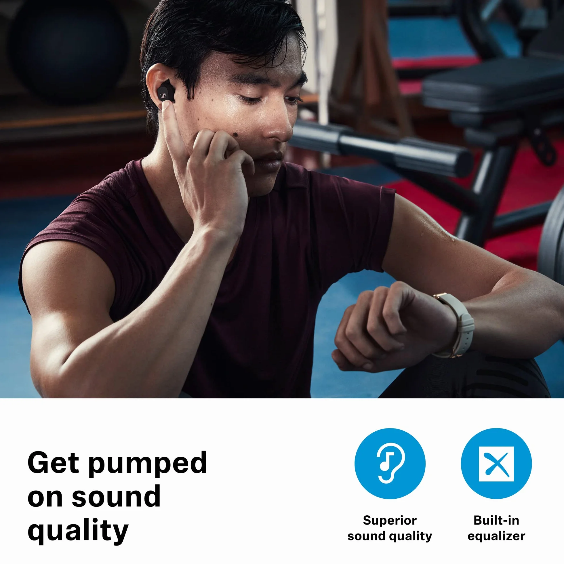 Sennheiser Sport True Wireless 509299 Słuchawki Douszne, Czerń