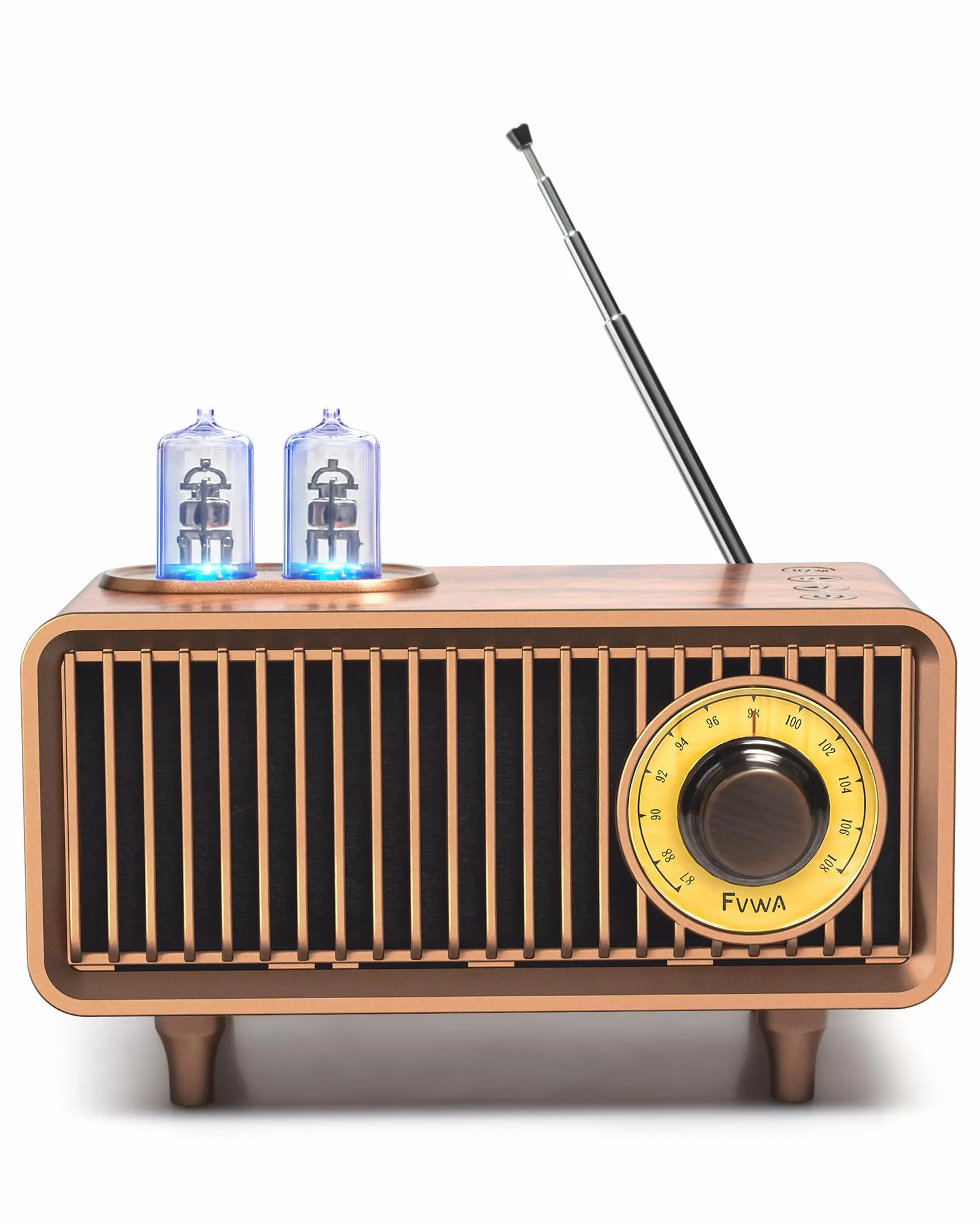 COLSUR Radio retro Bluetooth, przenośny głośnik, radio kuchenne, ładowane, bezprzewodowe, w klasycznym stylu, obsługuje kartę TF/AUX/USB, odtwarzacz MP3 z akumulatorem 1500 mAh