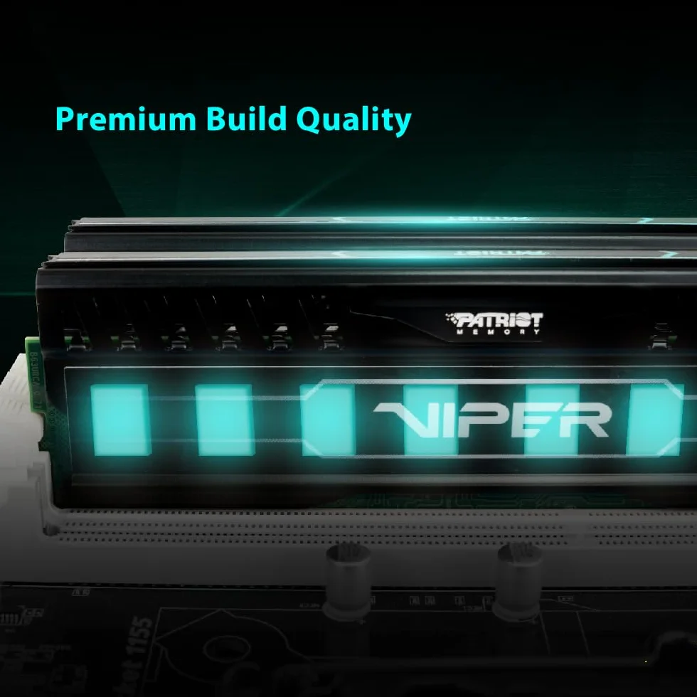 Patriot Viper 3 Black Mamba PV316G186C0K, Pamięć RAM, 2 x 8 GB, Czarny