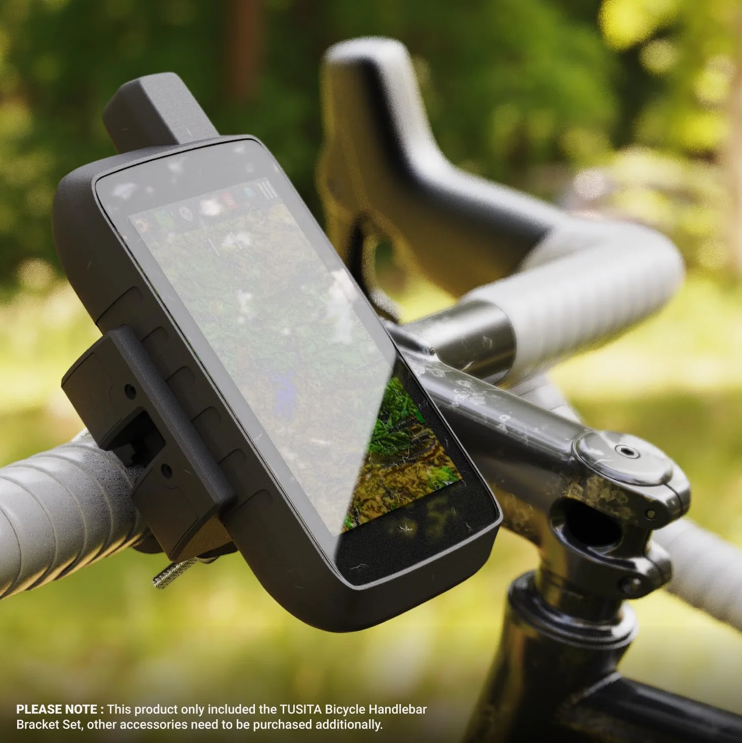 TUSITA Uchwyt Rowerowy GPS Kompatybilny z Garmin Montana 700 700i 710 710i 750i 760i - Akcesoria do Kierownic