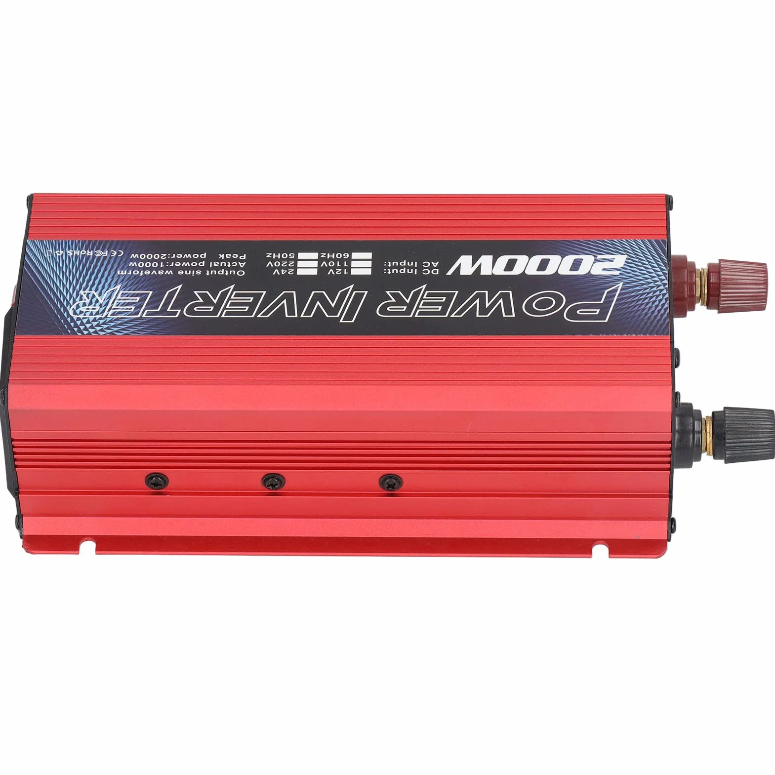 Pure Sine Wave Inverter 2000W DC 12V AC Converter z Portem USB 220V