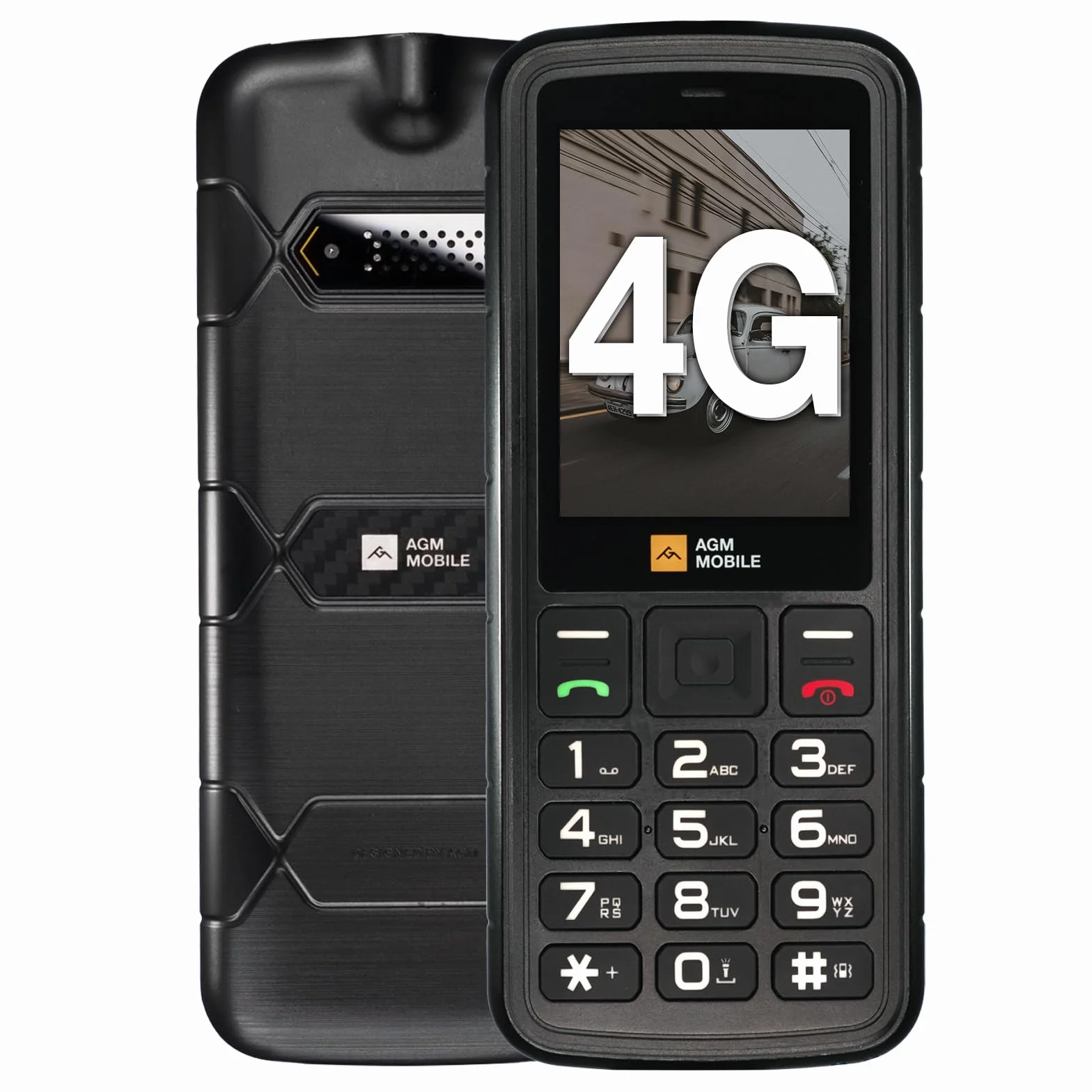 AGM M9 Telefon komórkowy bez umowy, kolorowy wyświetlacz 2,4