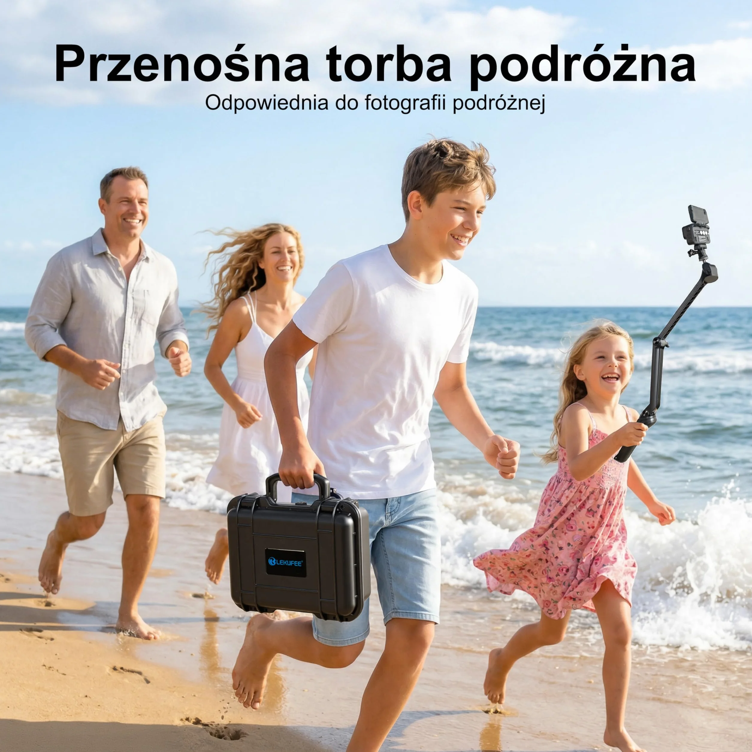 Lekufee Wodoodporny Pokrowiec na Insta360 Ace Pro 2/Insta360 Ace Pro/Insta360 Ace/Kamerę Akcji Transmisję na Żywo oraz Akcesoria (Tylko Pokrowiec）