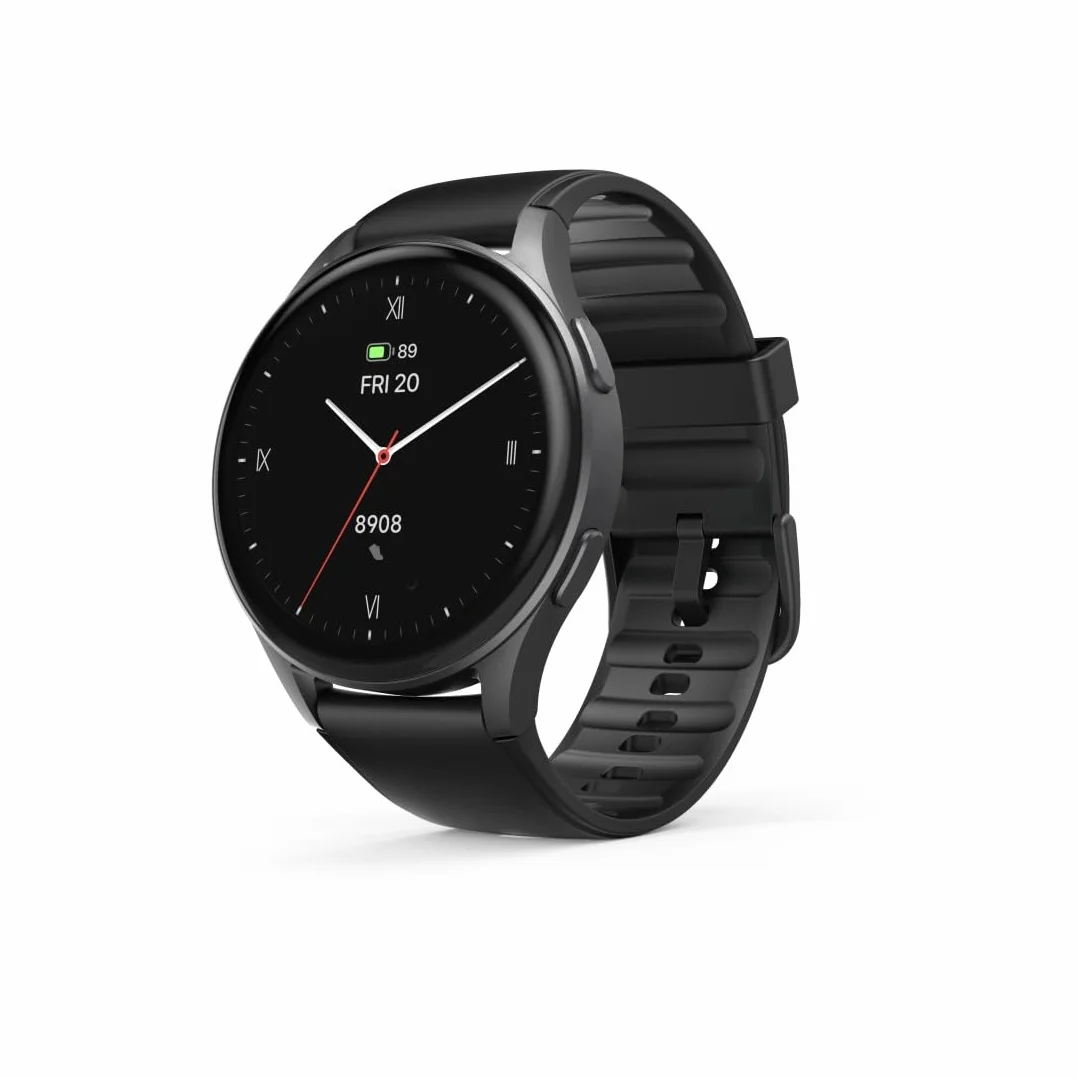 Hama Smartwatch 8900 GPS AMOLED 1.43 czarny wodoodporny smart zegarek fitness