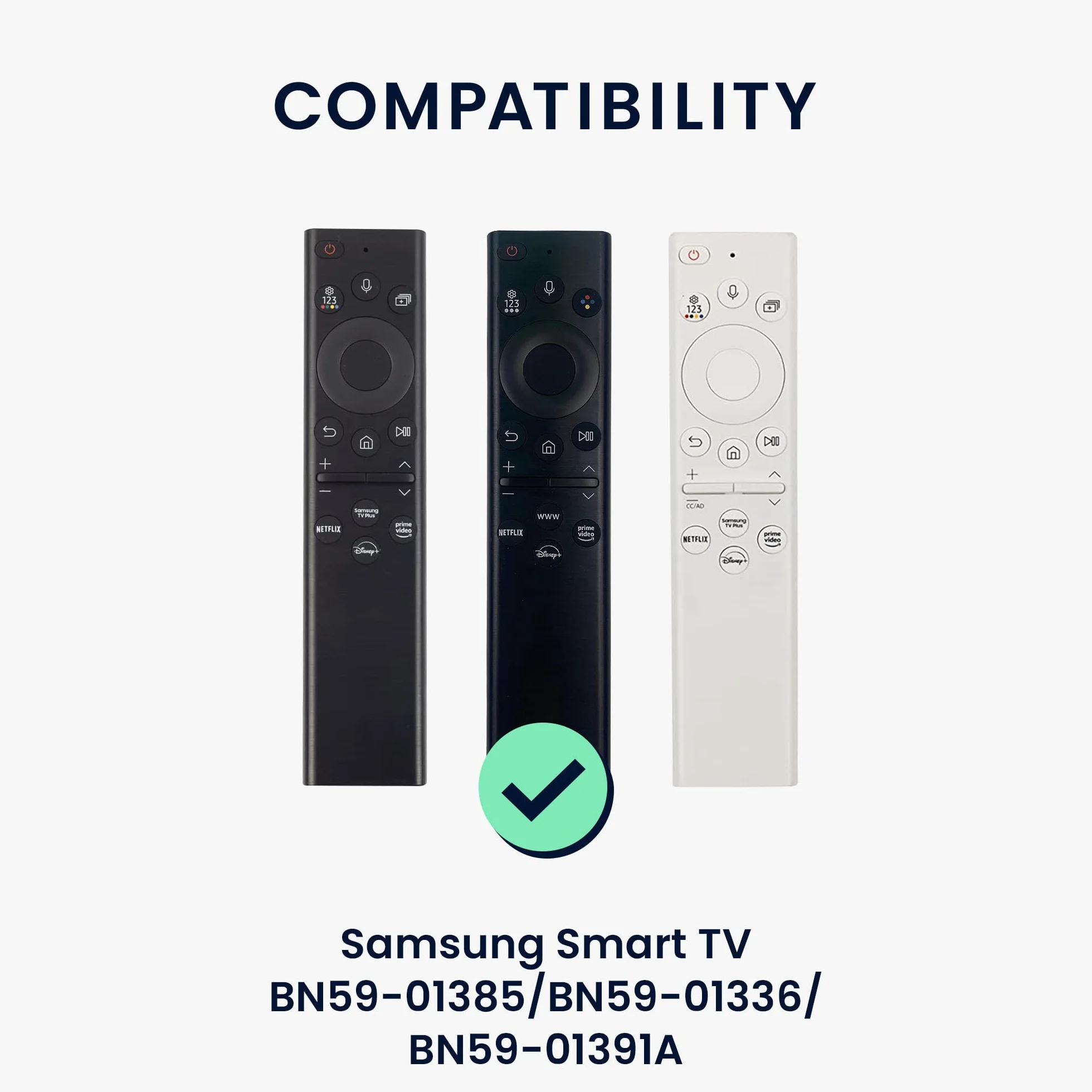 kwmobile Etui z pilotem zdalnego sterowania, kompatybilne z Samsung Smart TV TM2280e BN59-01385 / BN59-01386 / BN59-01391A etui - silikonowe etui na akcesoria TV w kolorze czarnym, 60545.01_m002859