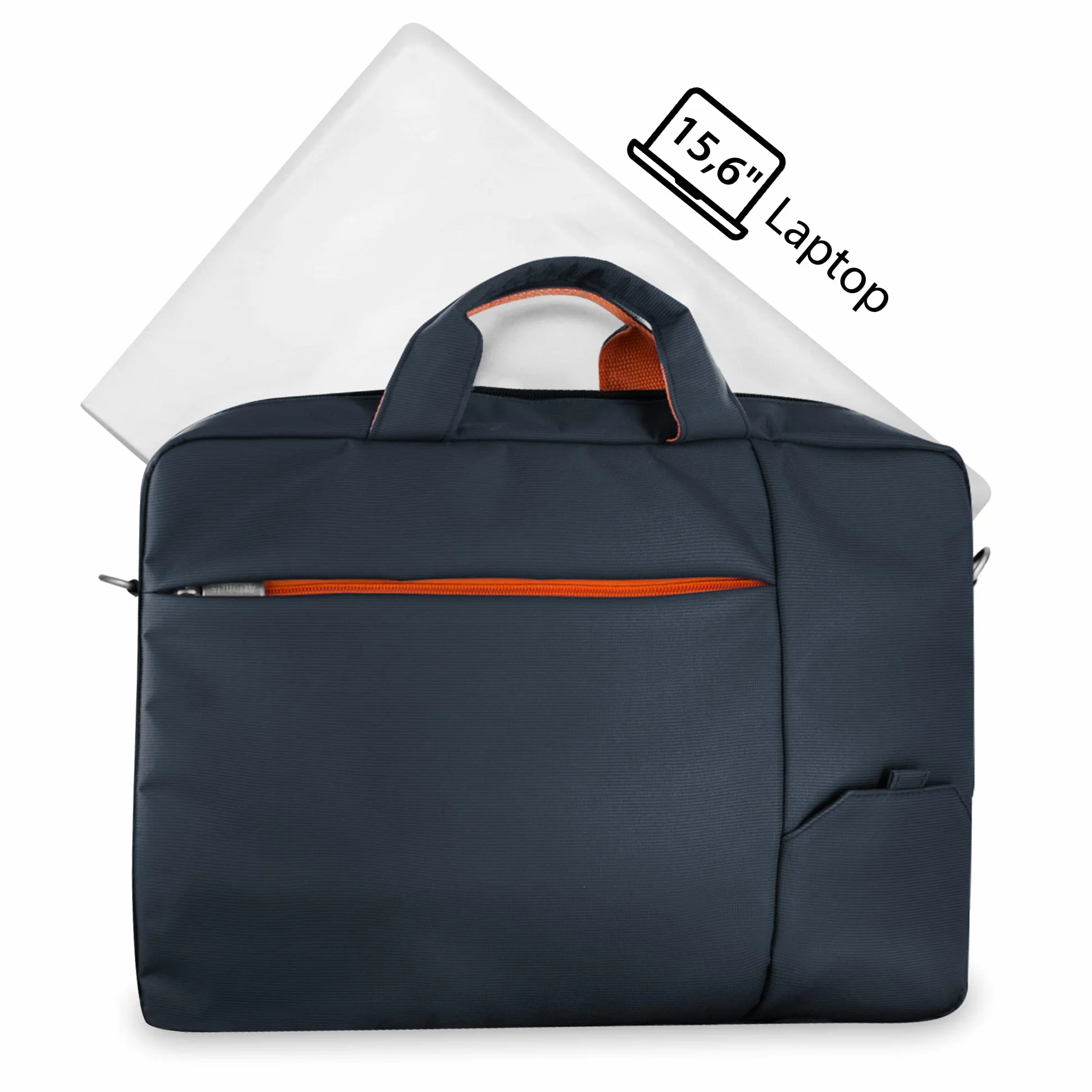 Atlantis Delux S410 Torba na notebooka, Niebieski/Pomarańczowy