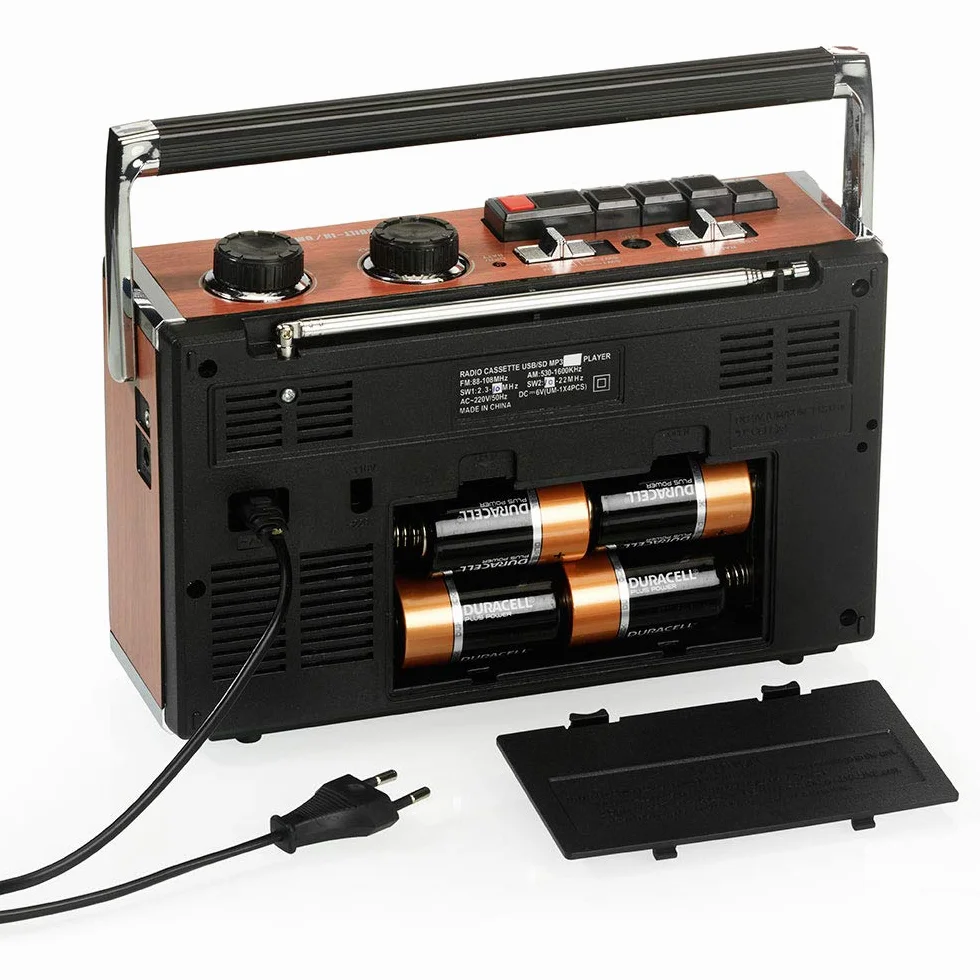 Ricatech PR85 Przenośny odtwarzacz kasetowy rejestrator USB SD