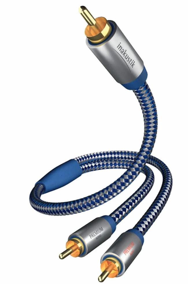 Inakustik Kabel subwoofera Premium Audio Y 1 x cinch na 2 x cinch 3 m