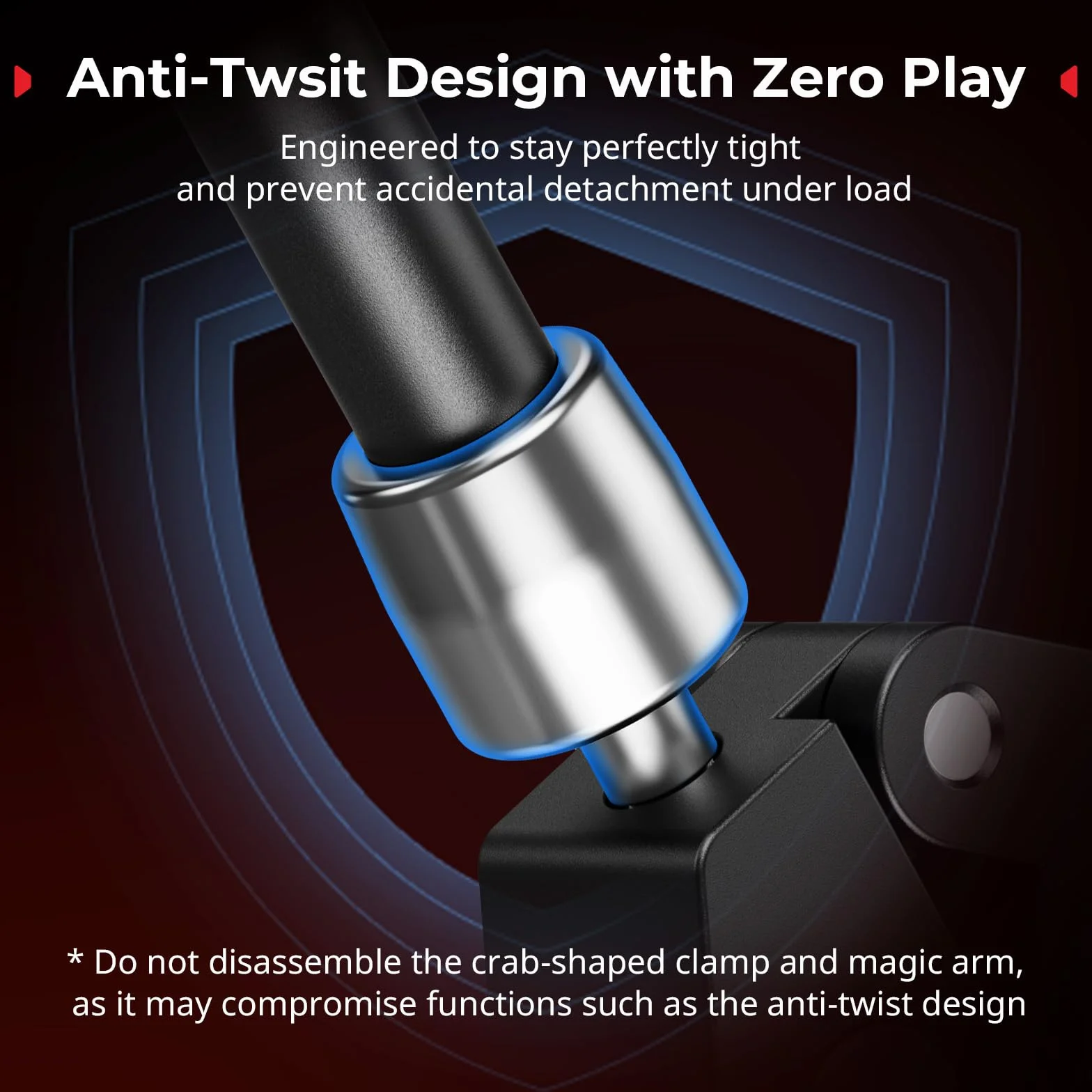 SMALLRIG Magic Arm 11 cali ze śrubą 1/4", uchwyt MagSafe, magnetyczny pierścień adaptacyjny do iPhone, Android, kamer - 5604