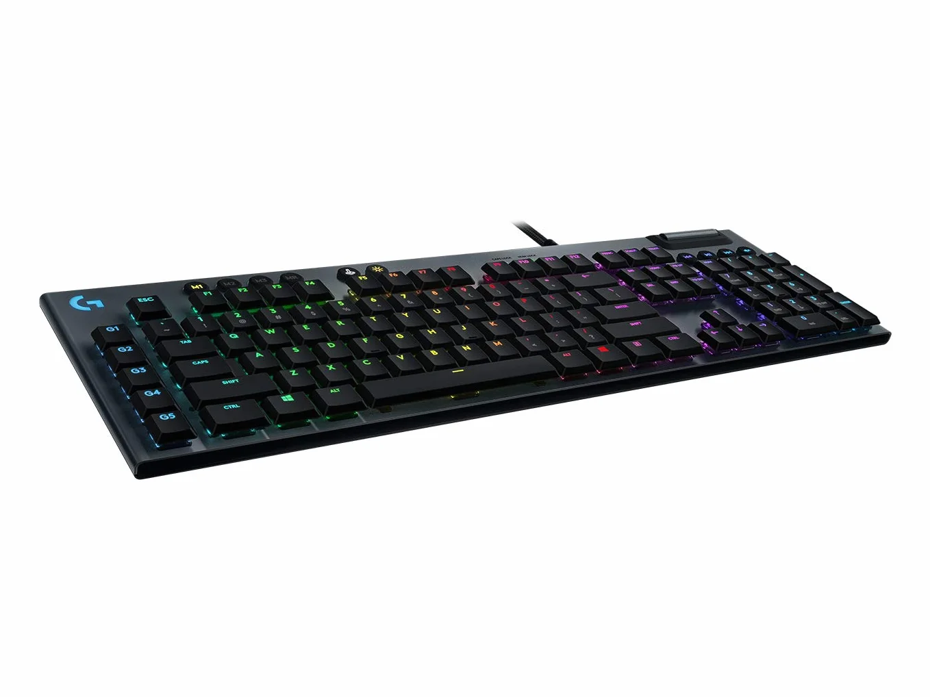 Logitech G815 Lightsync Rgb Mechanical Gaming Keyboard, Mechaniczna Klawiatura Do Gier Lightsync Rgb, Tactile Przełączniki,Pc/Mac - Czarny