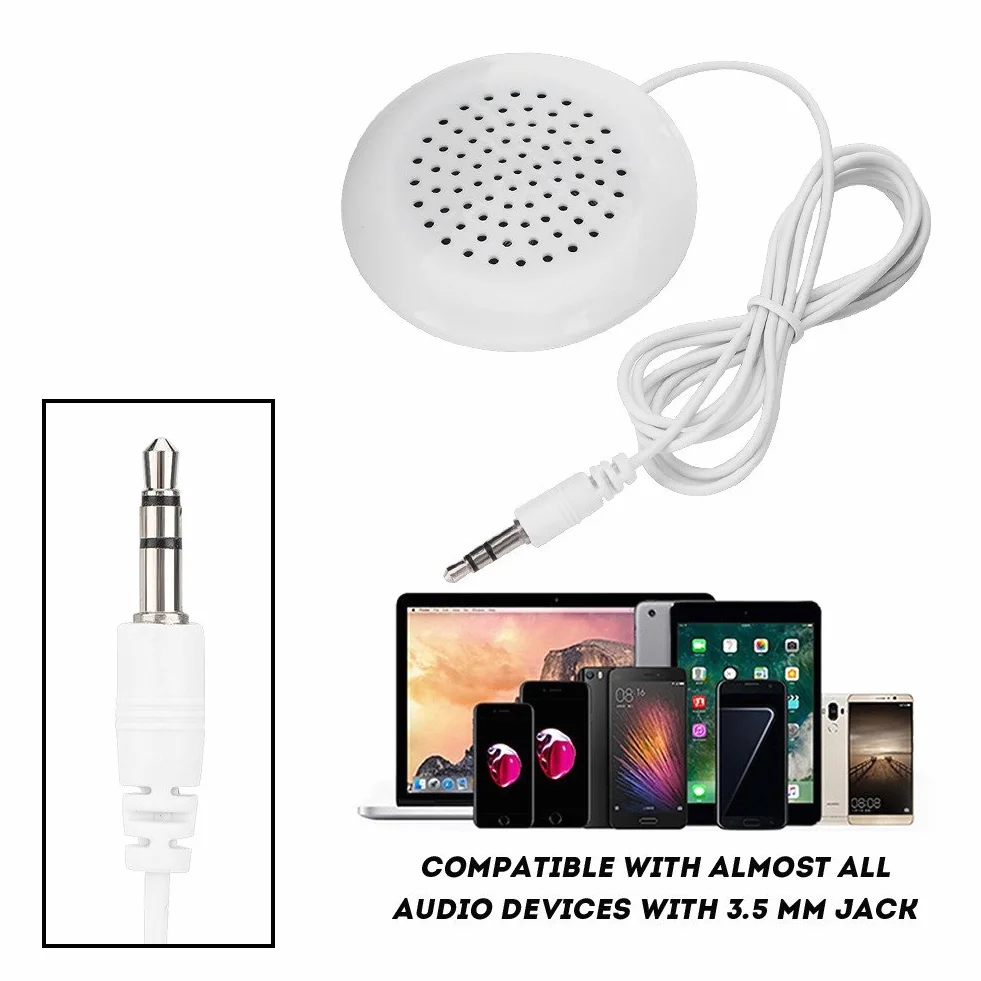 Głośnik, przenośny nowy HD DIY poduszka głośnik 3,5 mm mini głośnik stereo do MP3, MP4, telefon, odtwarzacz CD