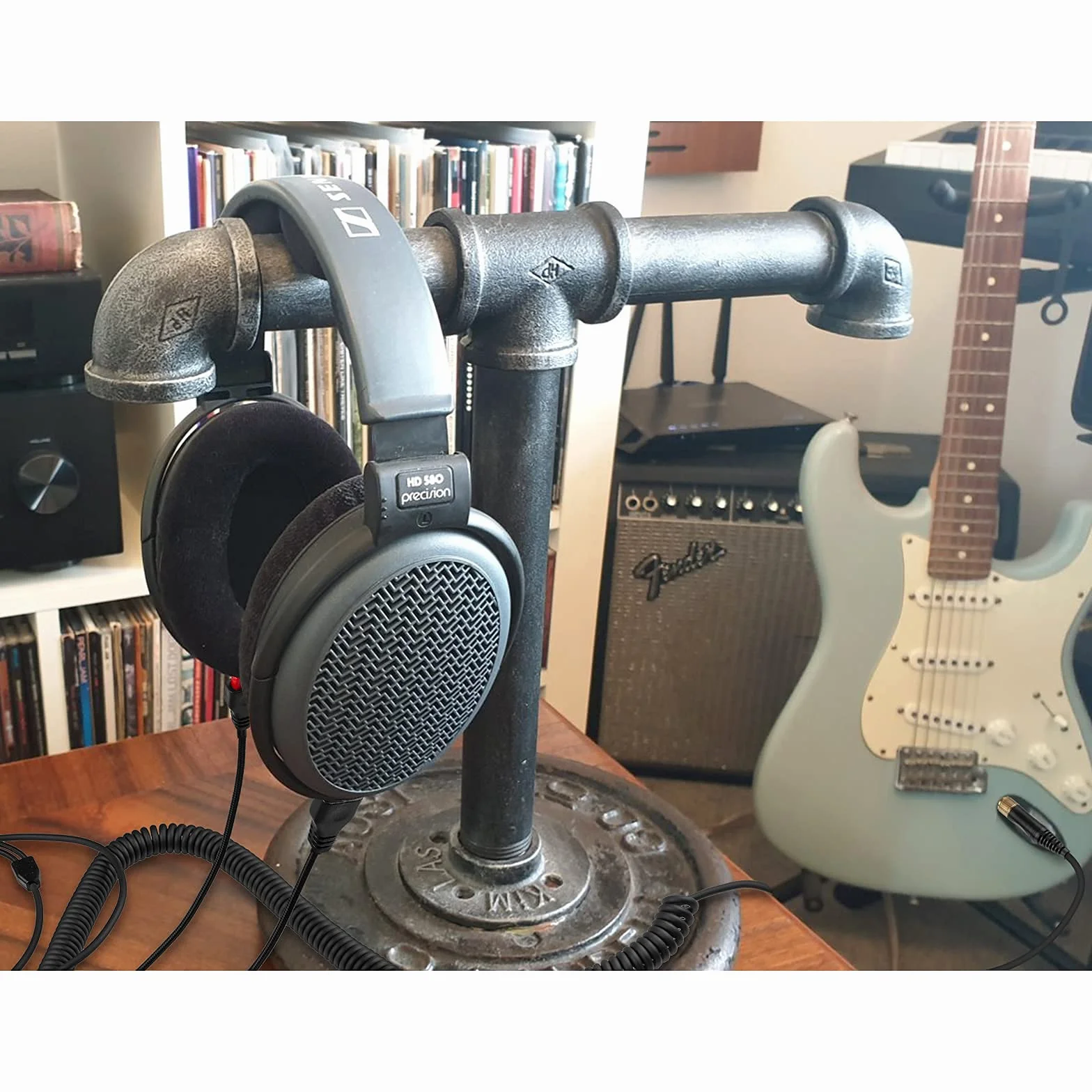 weishan Zwijany przewód słuchawkowy zamiennik do Sennheiser HD650, HD660 S, HD600, HD6XX, HD580, HD565, HD545, HD535, przewód audio 3,5 mm wtyczka 1/20.3 cm i adapter 6,35 mm 1/10.2 cm 5 m