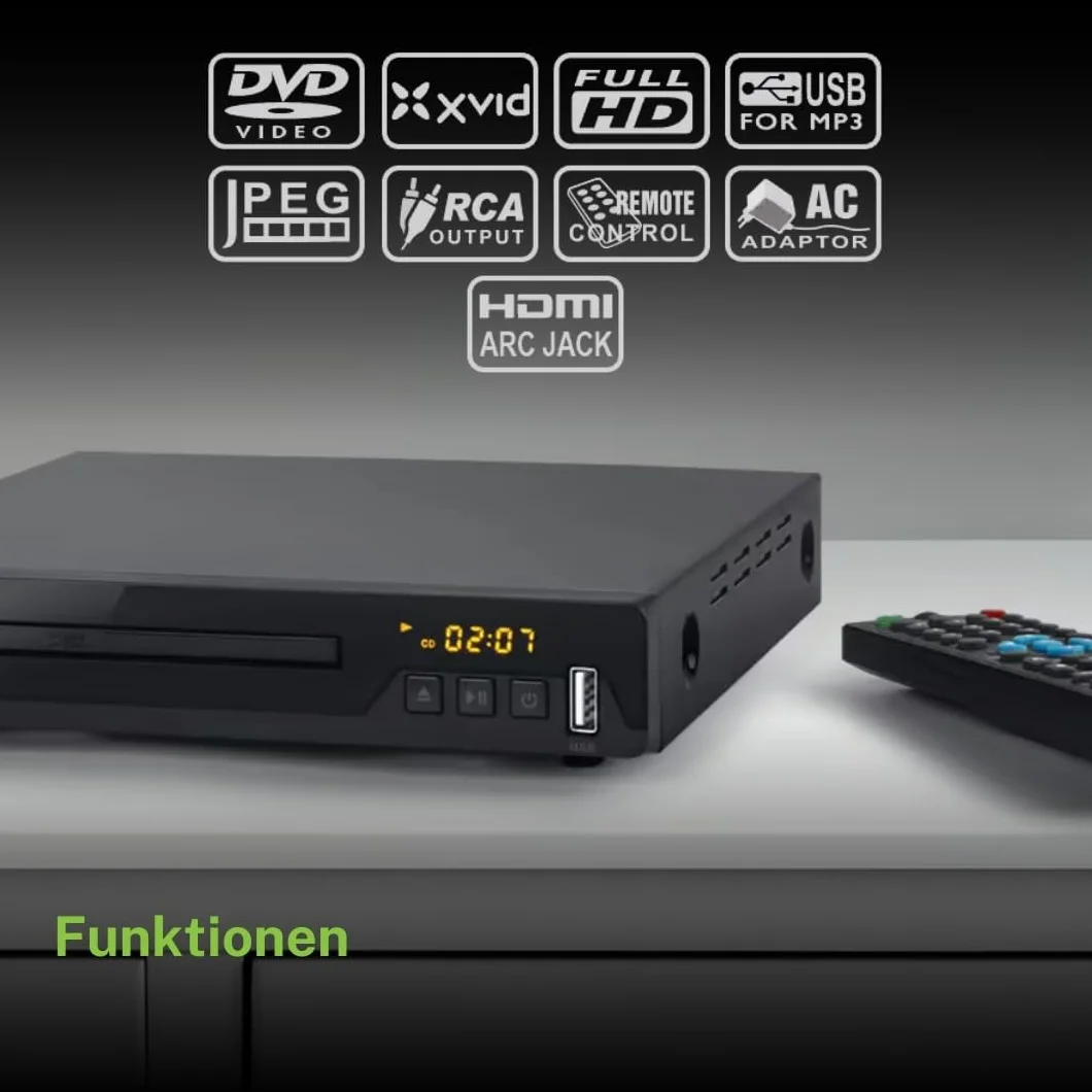 Kompaktowy odtwarzacz dvd Speler Muse HDMI