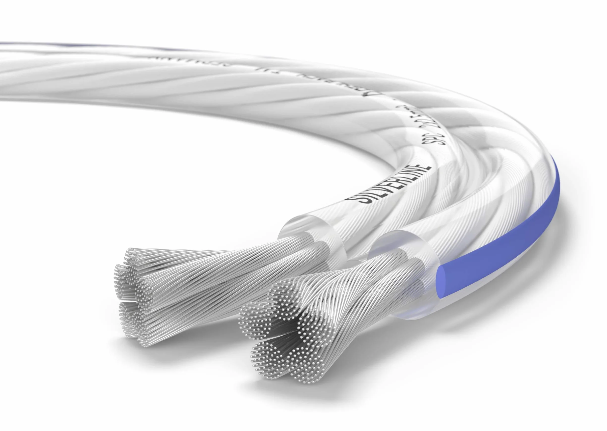 Oehlbach Silverline SP-25 - Stereo HI-FI Kabel Głośnikowy ze SPOFC (Posrebrzana Miedź) 2 x 2,5 mm² - Mini Cewka 10 m
