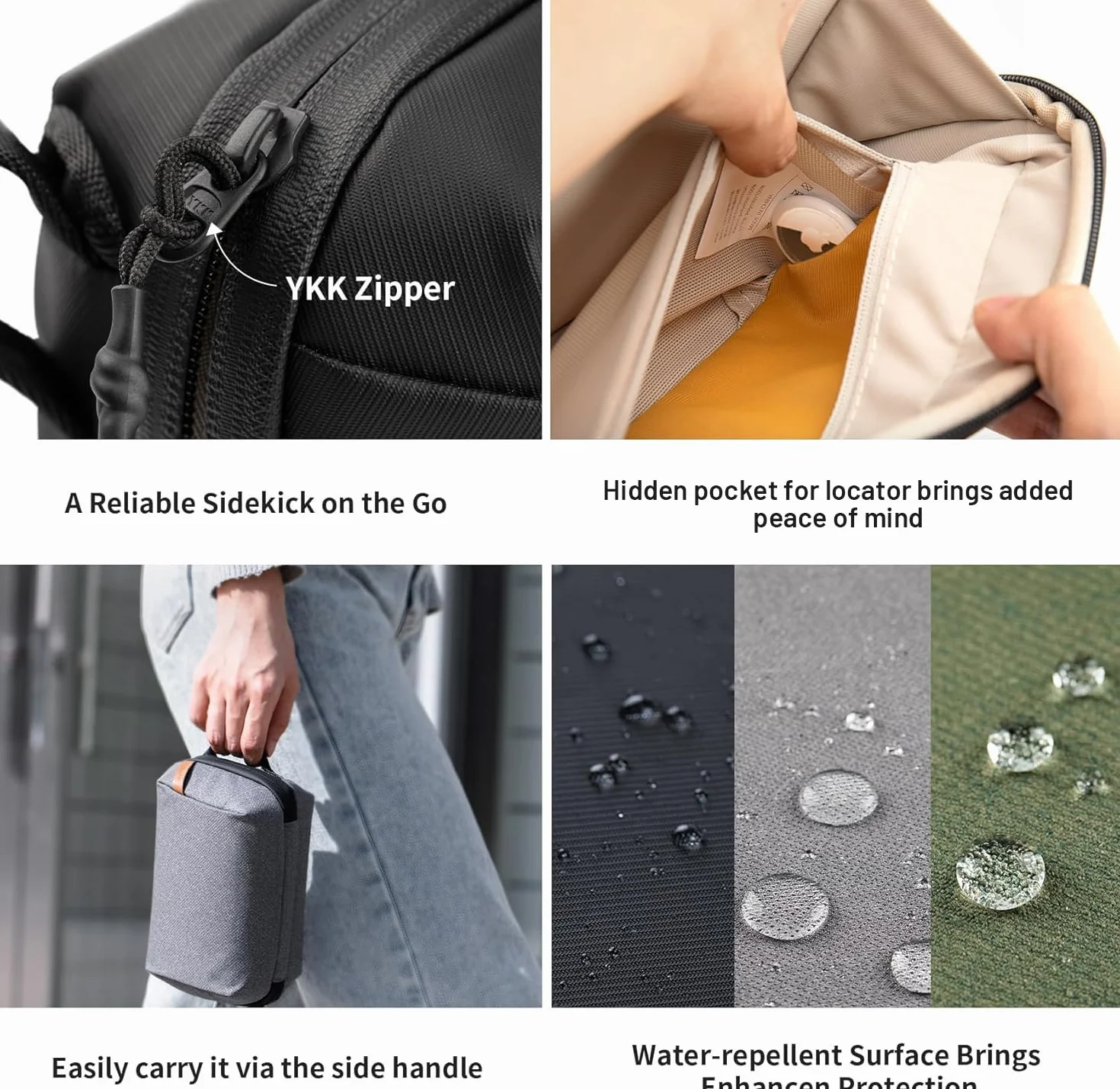 Pgytech Pouch Tech torba do przechowywania urządzeń, czarny, Mini