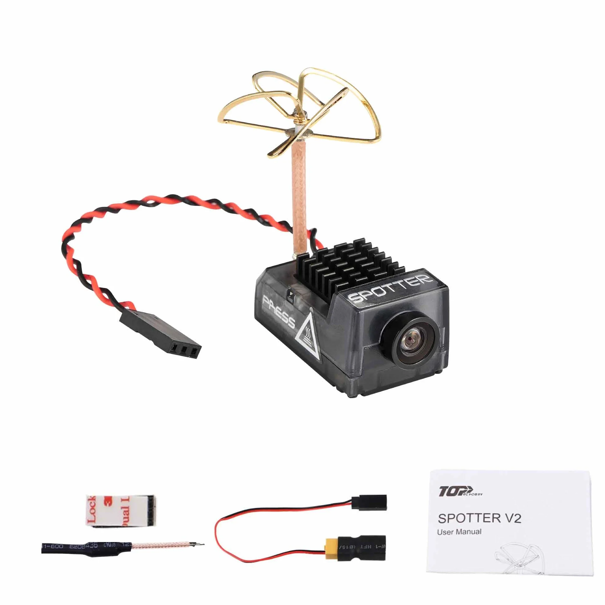 RunCam Spotter V2 FPV zestaw do kamery i nadajnika 5,8G Micro AIO Cam, OSD, wbudowany mikrofon, FOV170 stopni 700TVL, 40CH, 20MW-200MW regulowany
