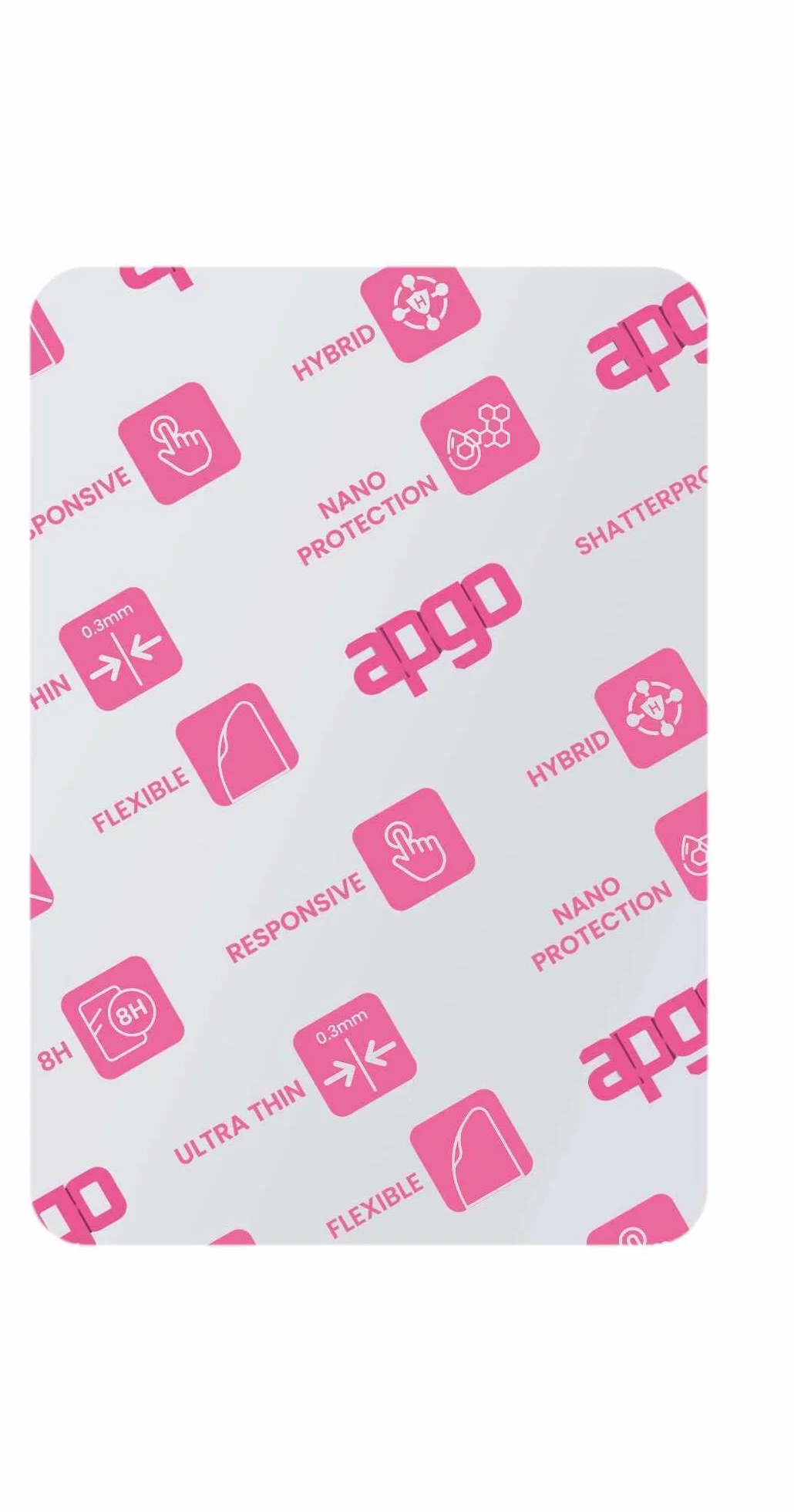 apgo Hybrid Glass Screen Protector do Amazon Kindle Paperwhite Signature Edition, szkło hybrydowe, zamiennik hartowanego