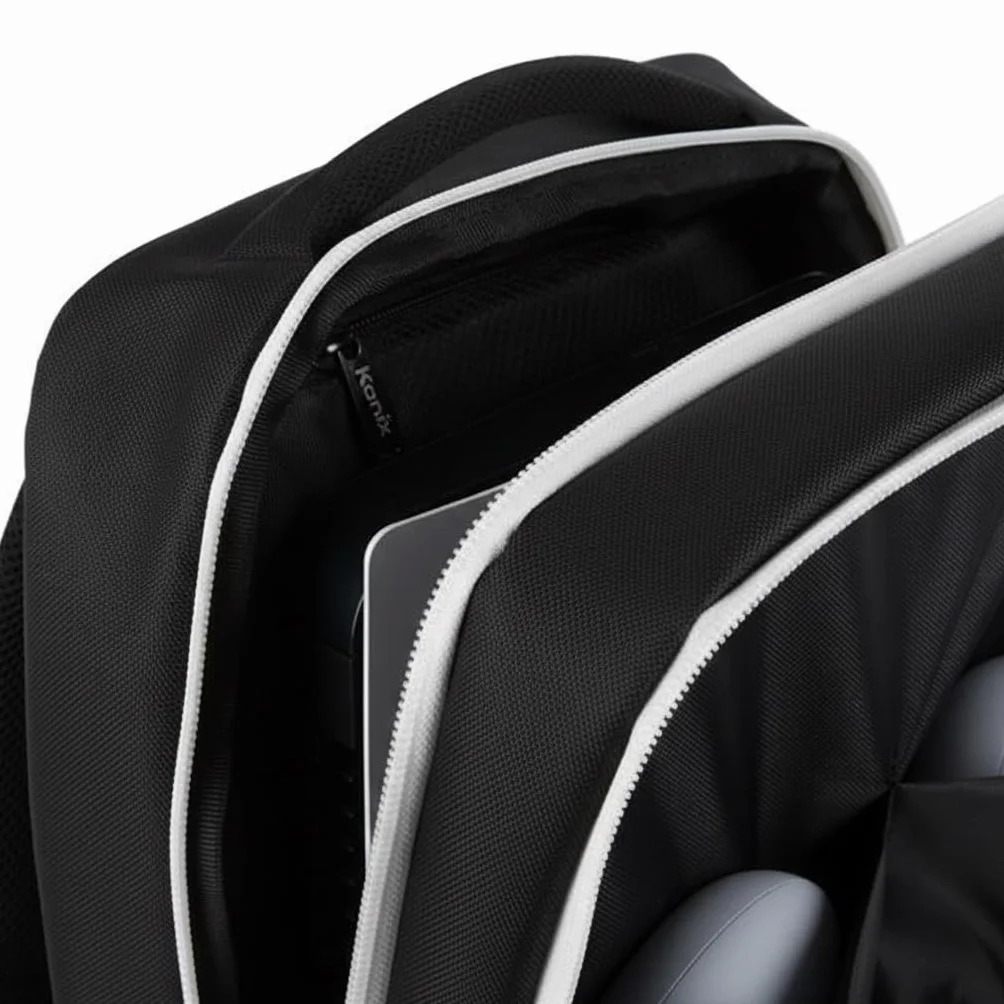 Plecak Konix Mythics PS5 Titan do przechowywania i transportu 16L 30x10x47 cm czarno-biały