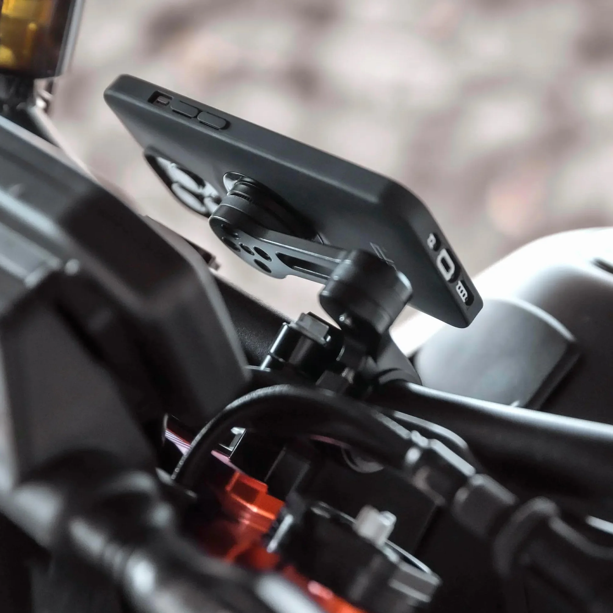 SP CONNECT Moto Mount Pro Motocyklowy Uchwyt na Telefon, Czarny