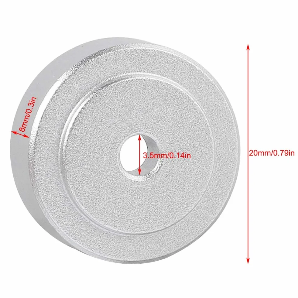 4 szt. 20 x 8 mm stop aluminium HIFI AMP głośnik, nóżki, amortyzator audio, podkładka pod nogi, czarny, srebrny, złoty, rozgałęźnik
