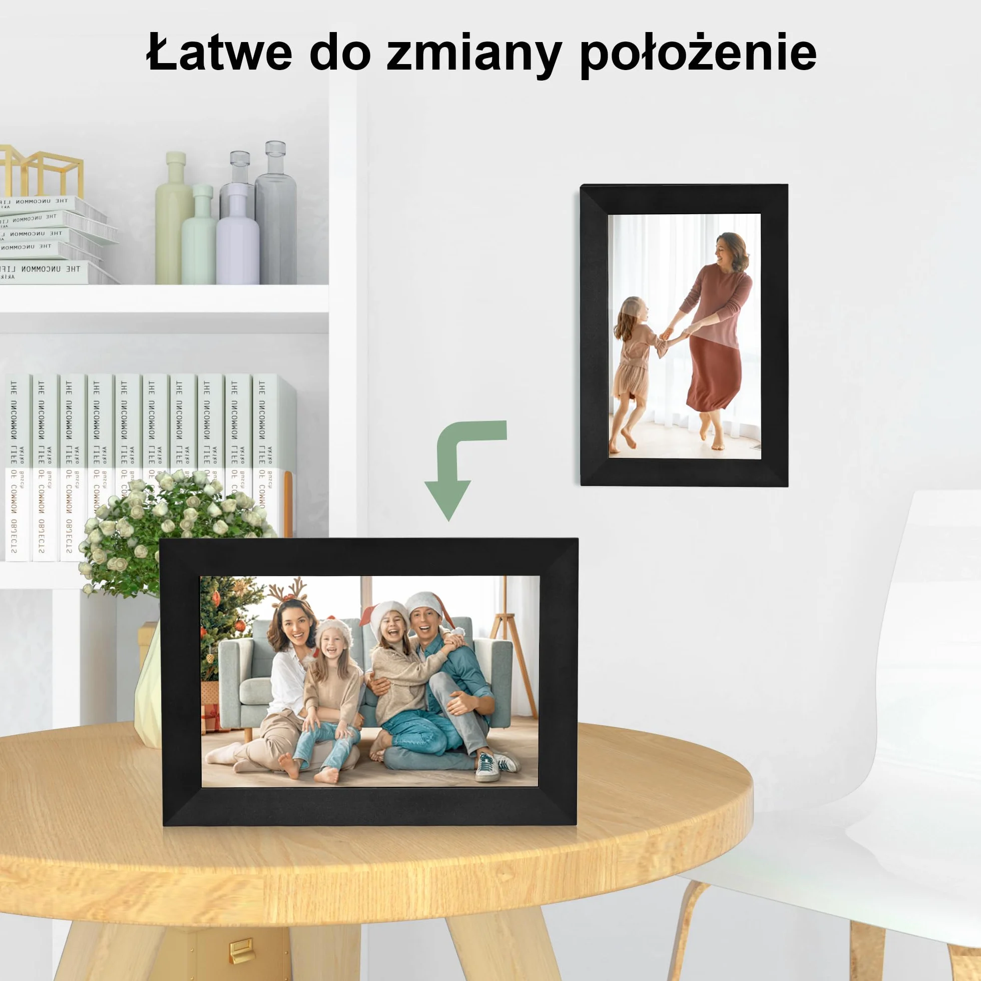 Veidoo Frameo 10,1 cala 32GB WiFi cyfrowa ramka na zdjęcia HD IPS 1280x800