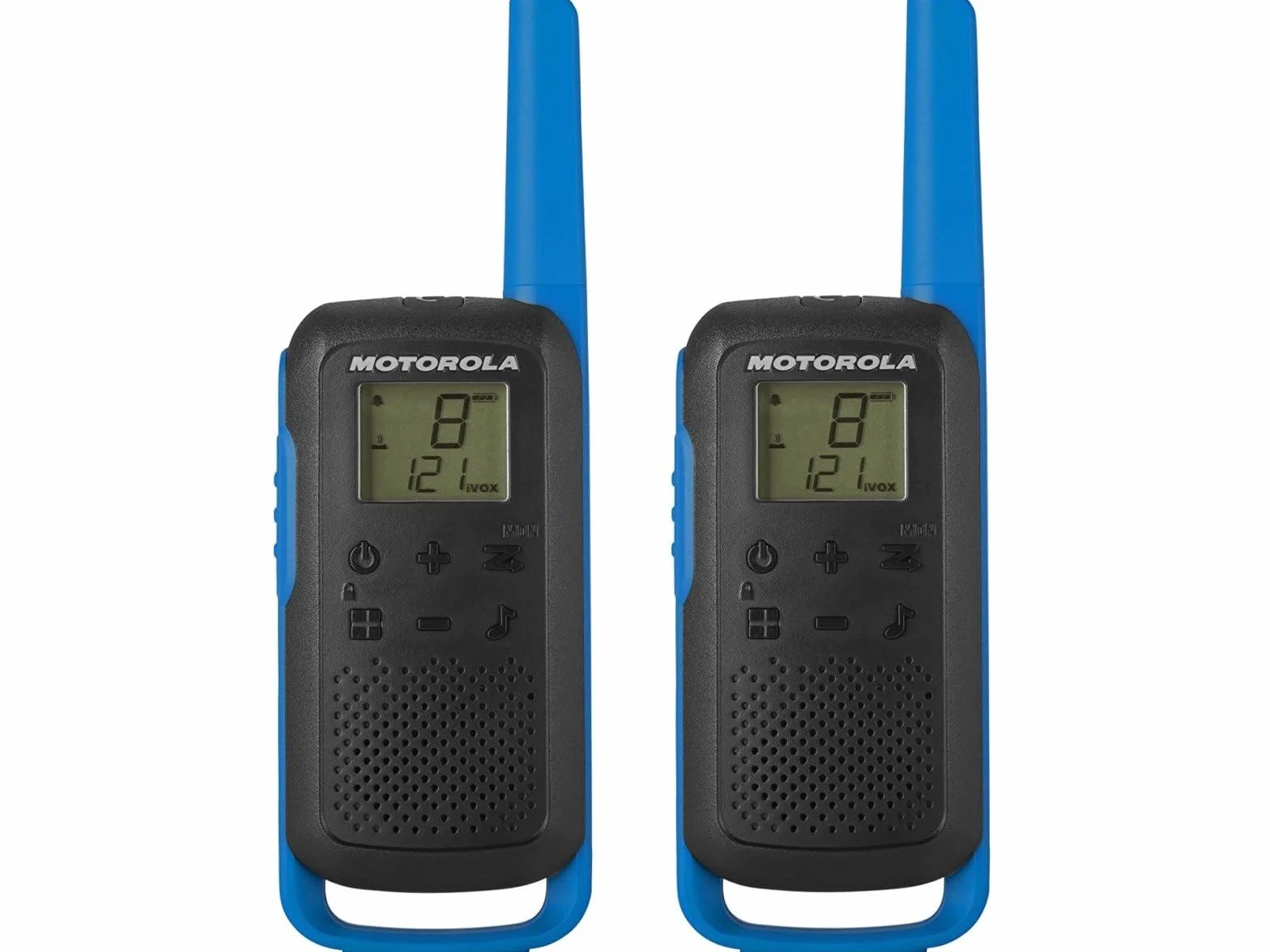 Motorola Mobility T62 Krótkofalówka, Niebieski/Czarny, 2 Sztuki