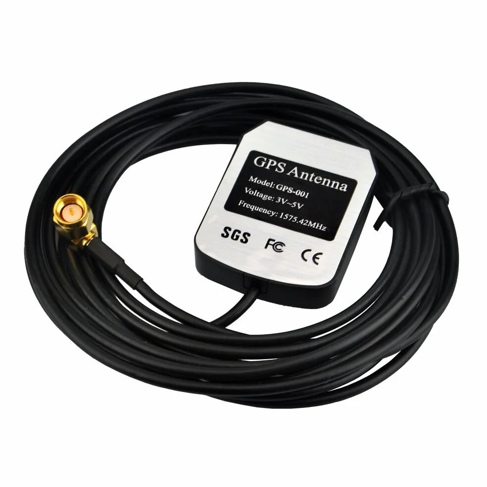 DollaTek Wodoodporna aktywna antena GPS 28dB 3 metry port SMA do samochodu NEO-6M U-BLOX
