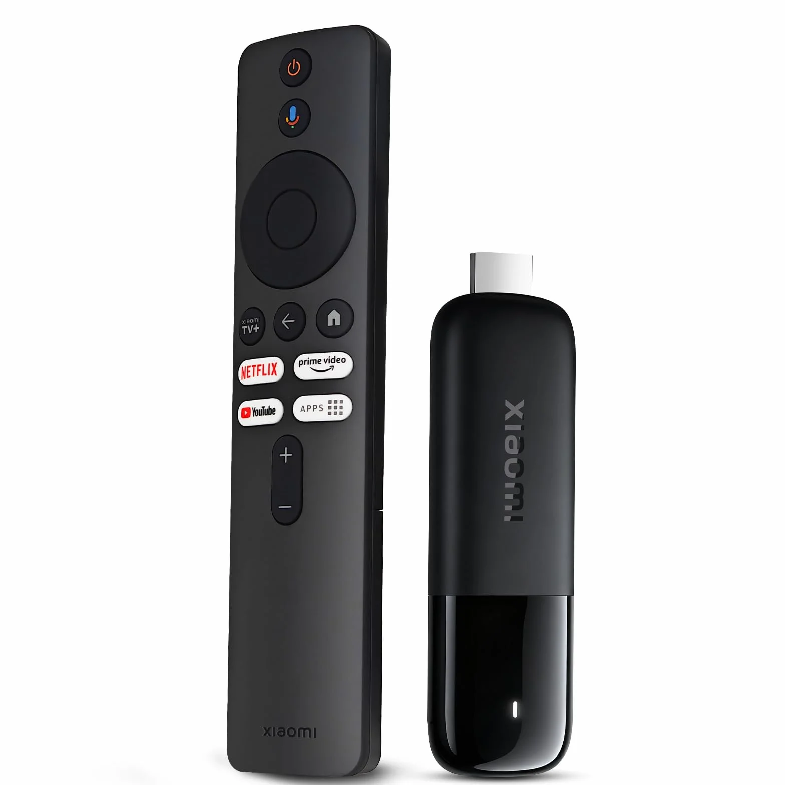 Xiaomi TV Stick 4K (2. generacji), Mi Streaming Stick kompatybilny z Google TV, Google Cast, pilot głosowy, obsługuje Wi-Fi 6, HDR10, Dolby Vision, Dolby Atmos i DTS:X, darmowe kanały