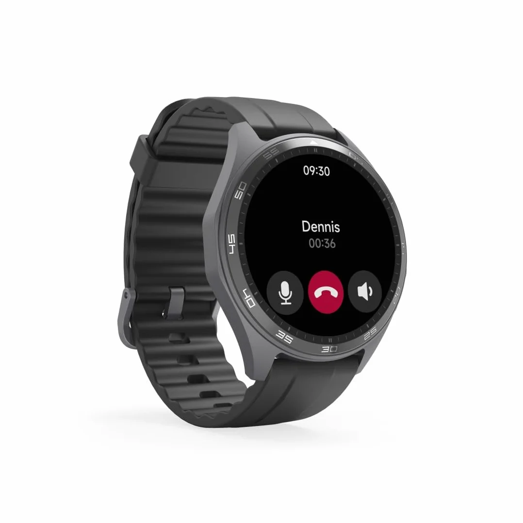 Hama Smartwatch 7010 1,43" AMOLED GPS IP68 3 ATM tętno SpO2 czarny