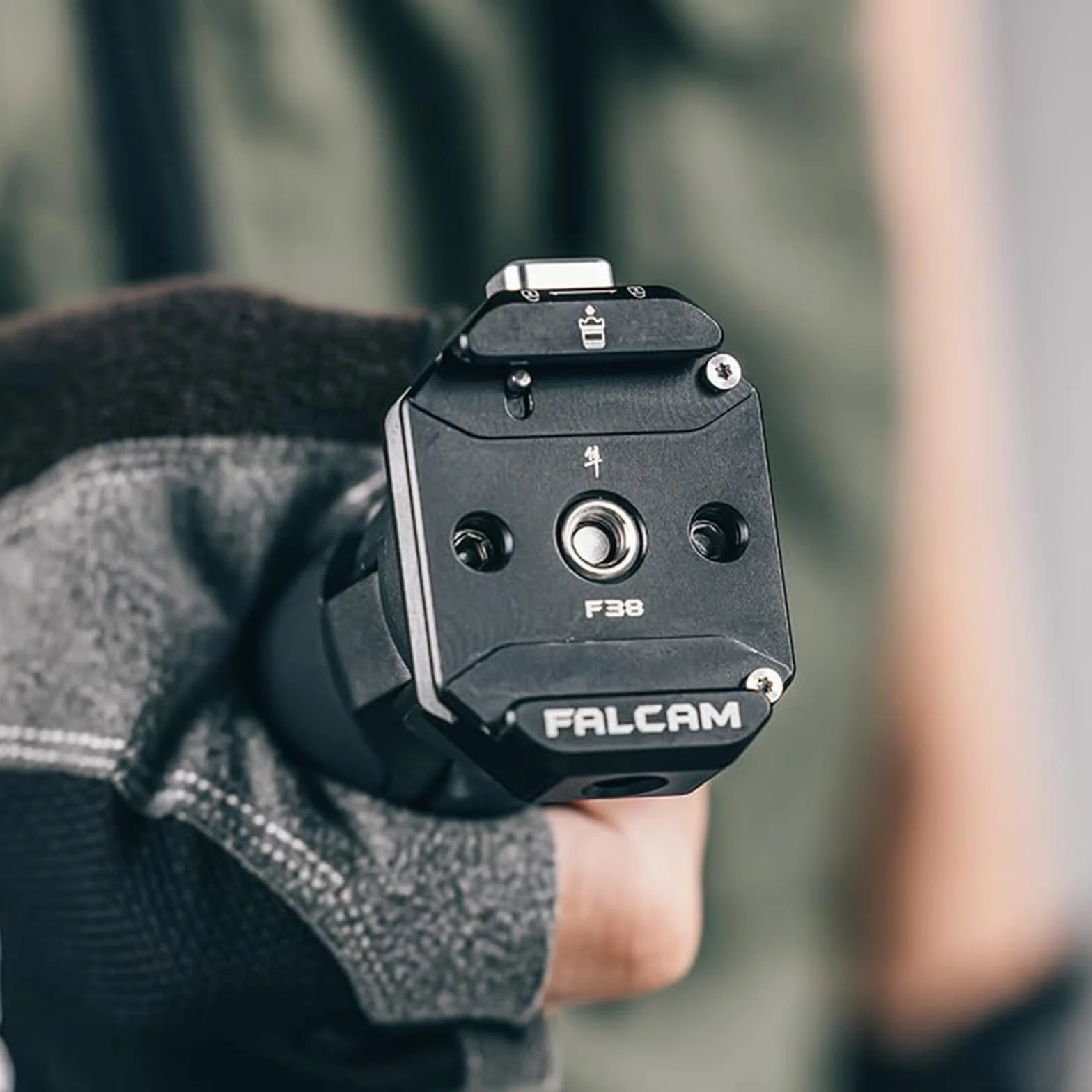 Falcam F38 zestaw szybkozłączki z wieloma otworami, aluminiowy system QR 38 mm z adapterem gwintowanym 1/4" na 3/8", kompatybilny ze statywami Sony Canon, monopodem, stabilizatorami DSLR