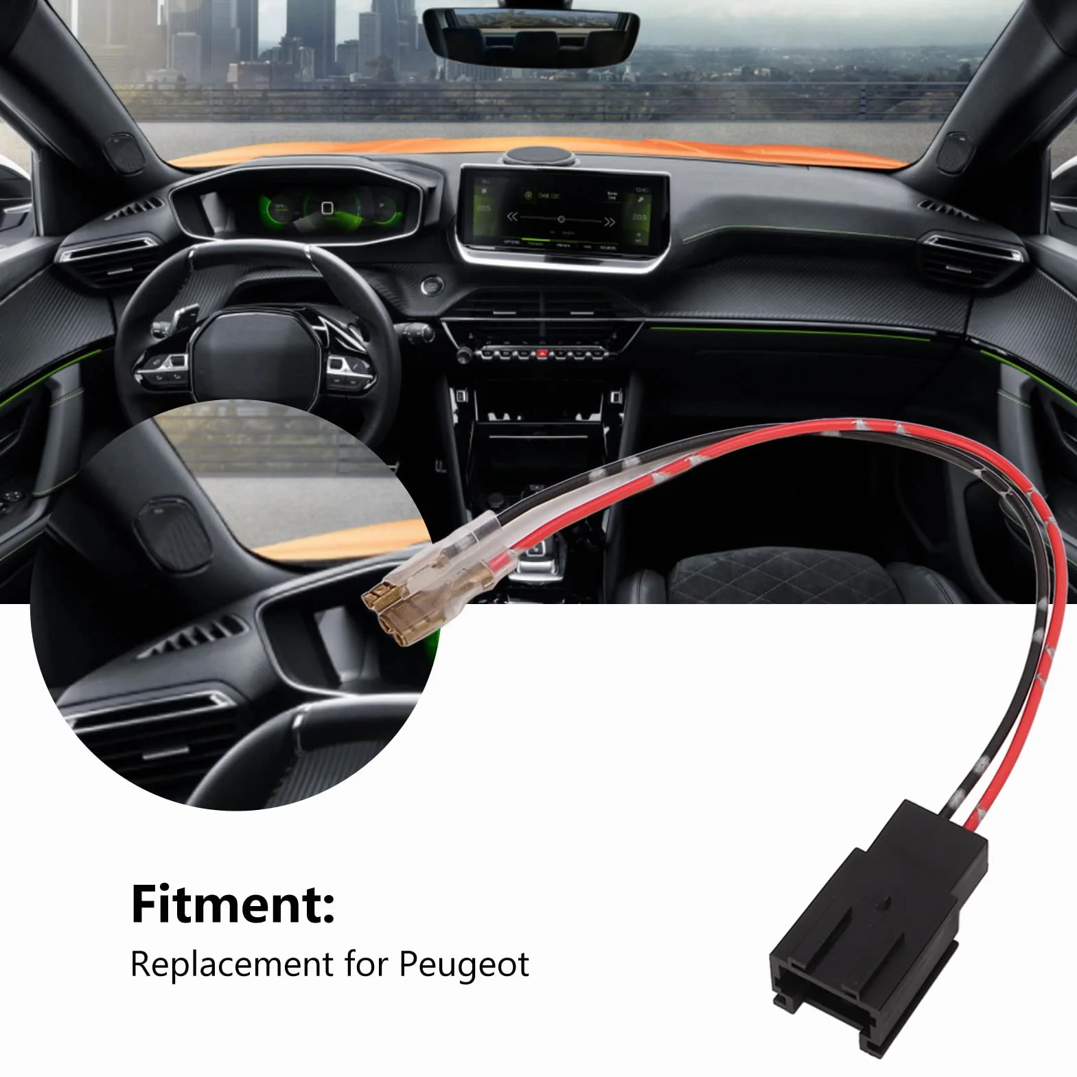 Car o głośnikach Kable Adapter głośników 17 cm, inne urządzenia elektroniczne, para 12 v 3a 10 W, głośnik do drzwi samochodu, adapter wiązki przewodów