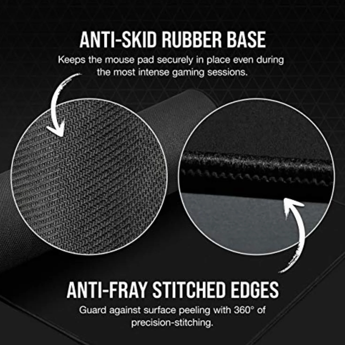 Corsair MM350 PRO Premium Spill-Proof Cloth Gaming Mouse Pad – Extended XL, Black
