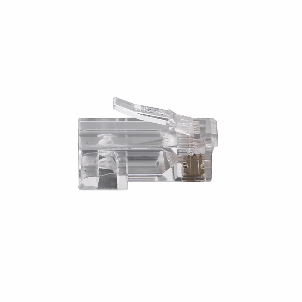 Klein Tools Modułowa wtyczka danych Pass-Thru, RJ45 CAT6, złącza przelotowe 50 sztuk, VDV826-703