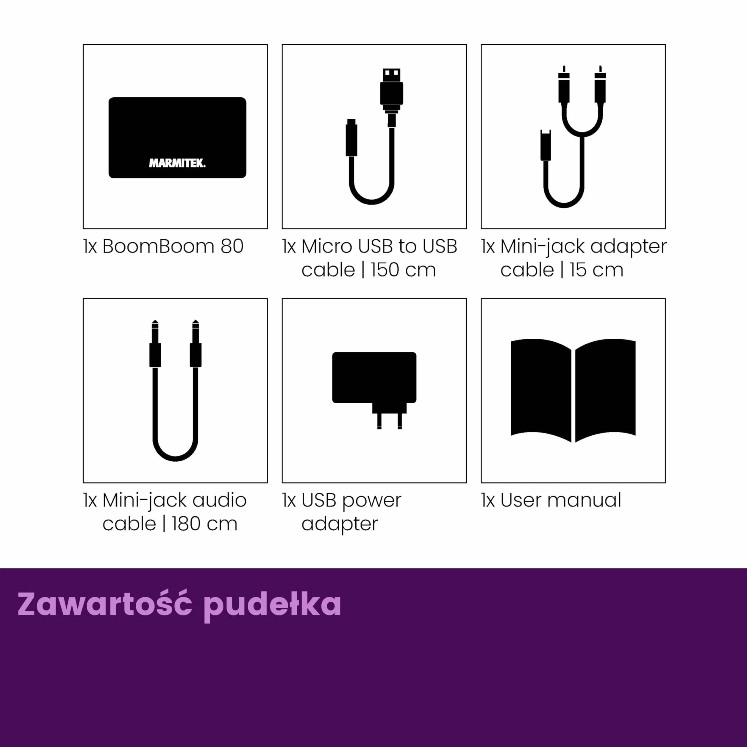 Odbiornik Bluetooth Marmitek BoomBoom 80 – Bezprzewodowe odtwarzanie muzyki – NFC i łatwe przełączanie między smartfonami – Adapter audio – Bluetooth receiver