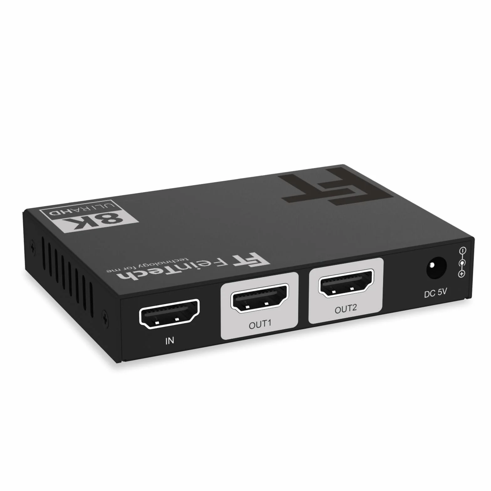 FeinTech SP210 HDMI 2.1 Splitter 4K 120Hz 8K VRR ALLM CEC-Pass HDCP 2.3 HDR Dolby Vision