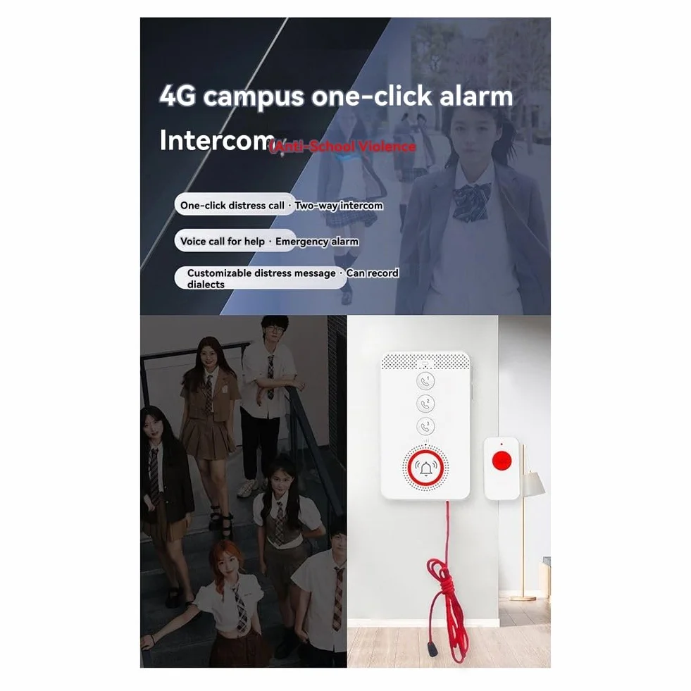 4G SIM SOS alarm alarmowy przycisk napadowy 4G SOS przycisk połączenia alarmowego GSM telefon głosowy dla seniorów starszych dzieci cierpienie pomoc strona