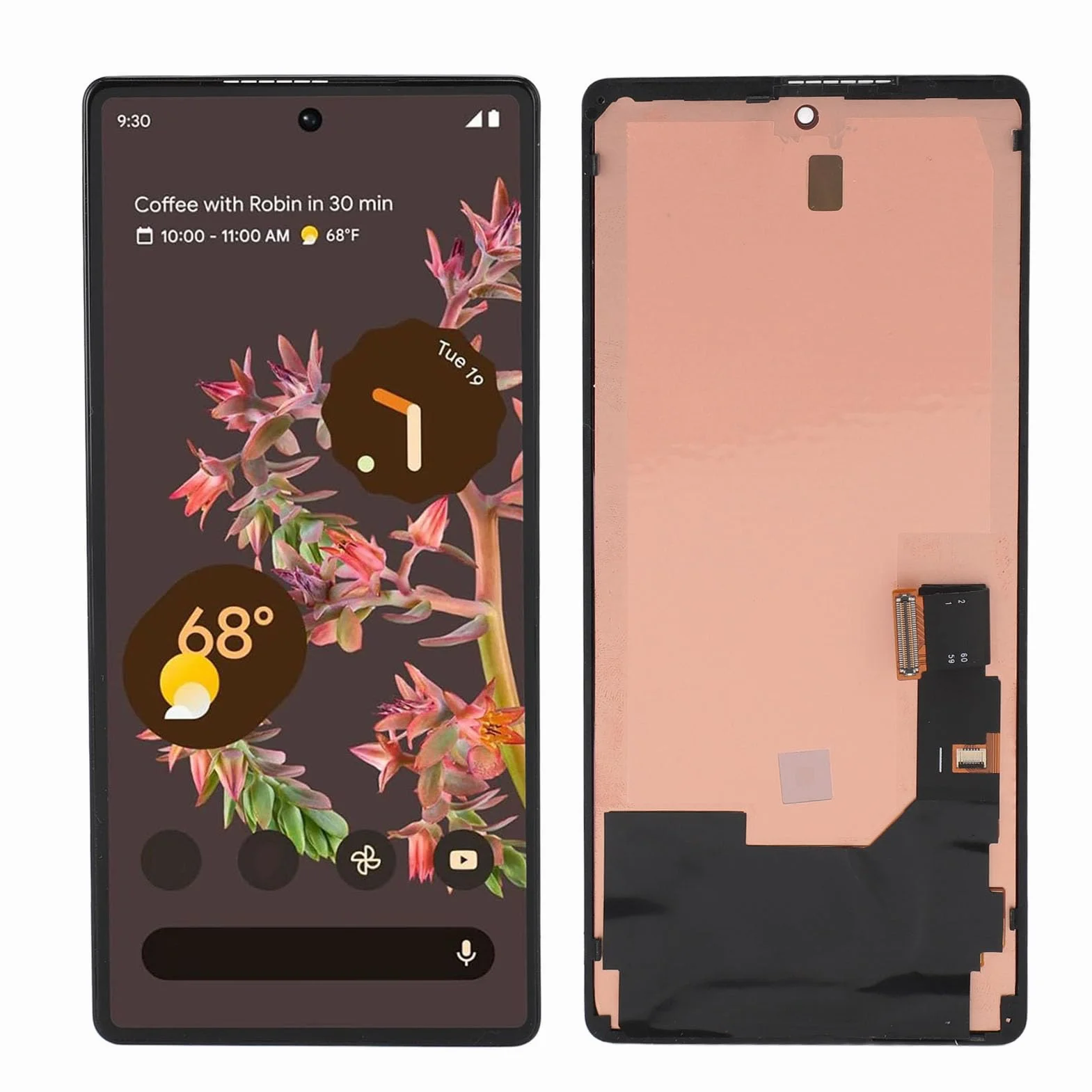 Wymiana Ekranu AMOLED dla Google Pixel 6 5G GB7N6 G9S9B16, 6,4-calowy zespół Digitizera z Ekranem Dotykowym z Narzędziem, Zestawy Naprawcze do Ekranu Dotykowego Wyświetlacza, z
