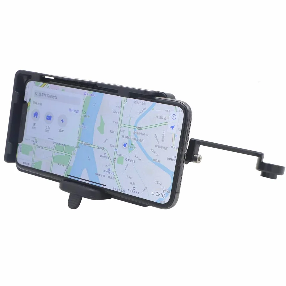 HYRAM Motocykl przedni stojak na telefon uchwyt na telefon Smartphone nawigacja GPS uchwyt pasuje do Yamaha XMAX300 X MAX XMAX 300 125 250 400 Mocowania kierownicy (Size : C)