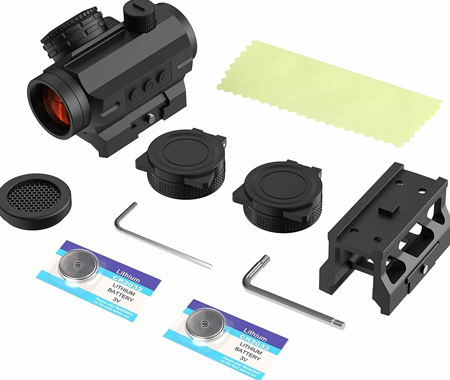 Feyachi V30 2MOA kolimator kolimatorowy automatyczne włączanie i wyłączanie 1x20mm kompaktowy kolimator kolimatorowy, odchylane osłony obiektywu