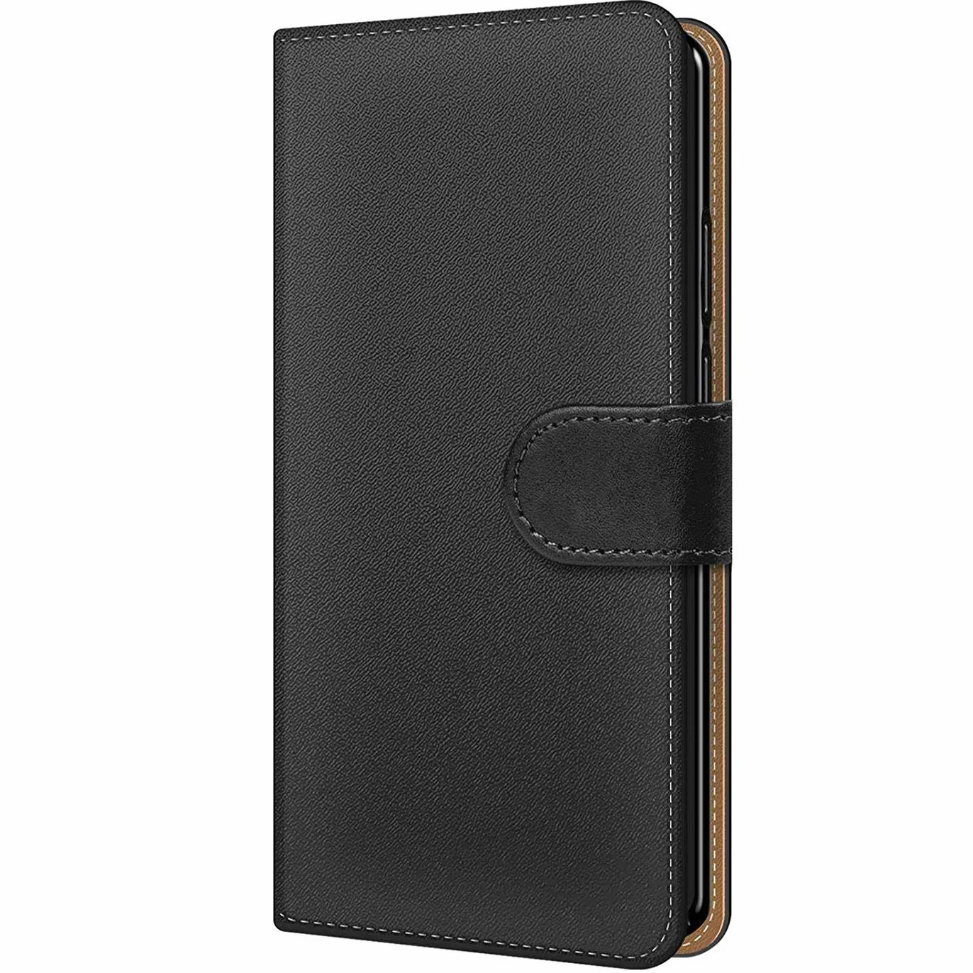 Verco Etui Kompatybilne z OnePlus 9 Pro Case, ochronne obudowa dla OnePlus 9 Pro portfel smartfon przegródki na karty, Czarny